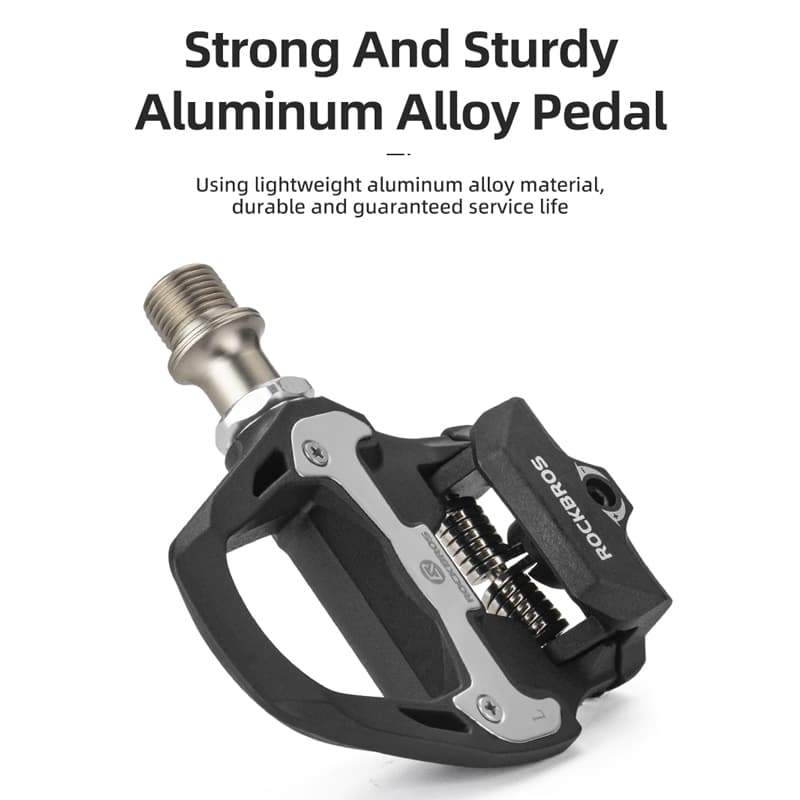 Pedales Para Bicicleta Rockbros Autoblocantes Spd-sl - 6