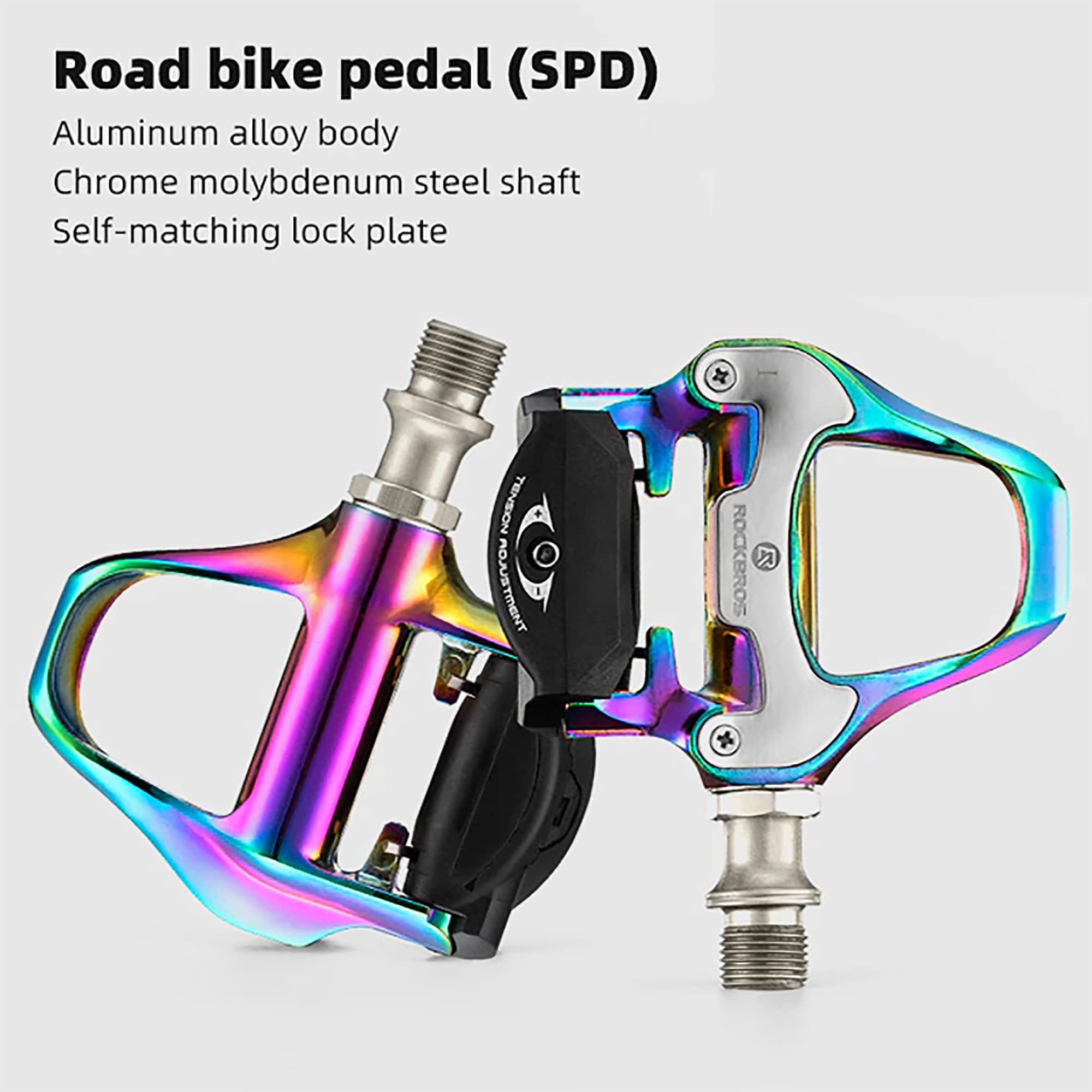 Pedales Para Bicicleta Rockbros Autoblocantes Spd-sl - 2