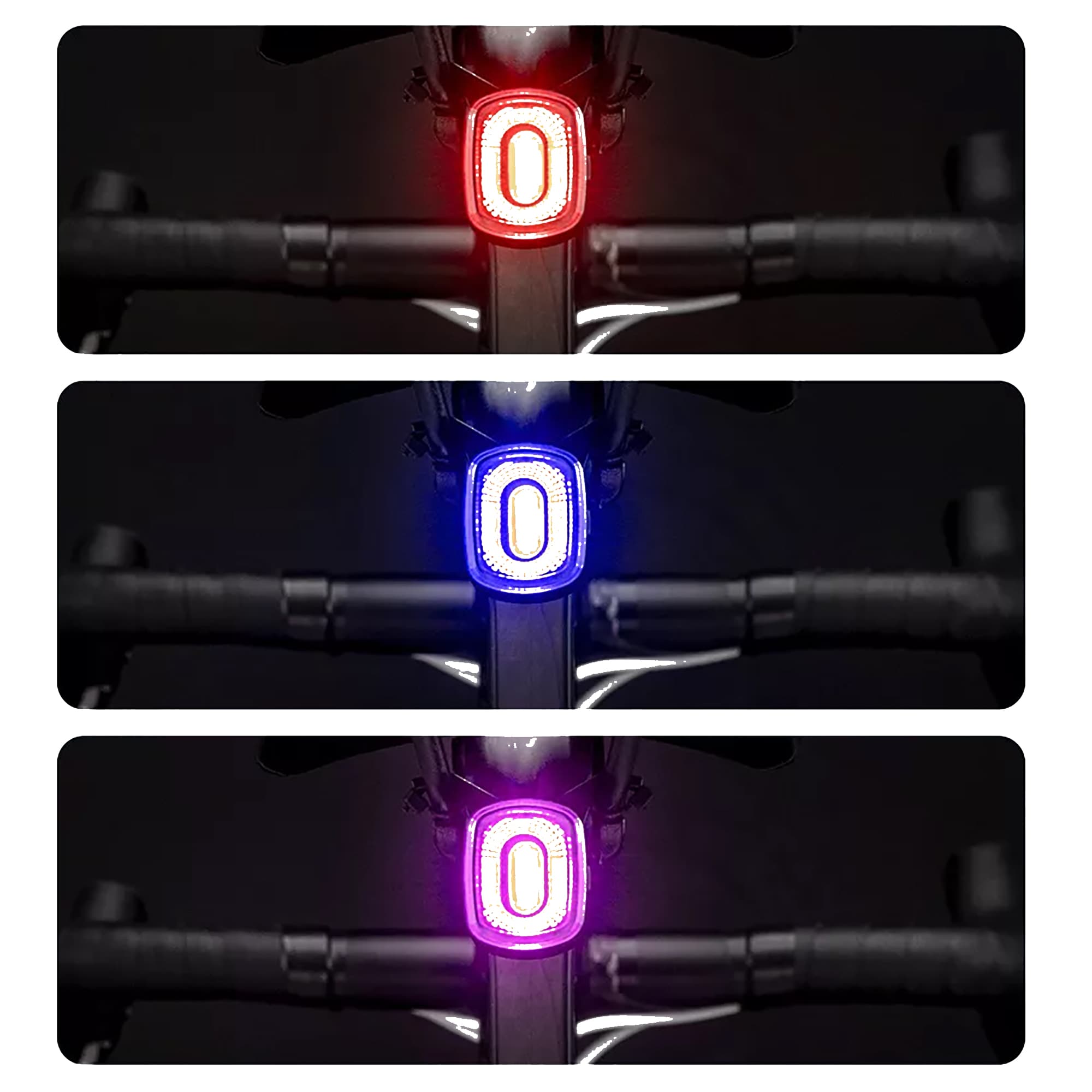 Luz De Bicicleta Rockbros 5 Led 5 Modos 3 Brillos Ipx6 - 9