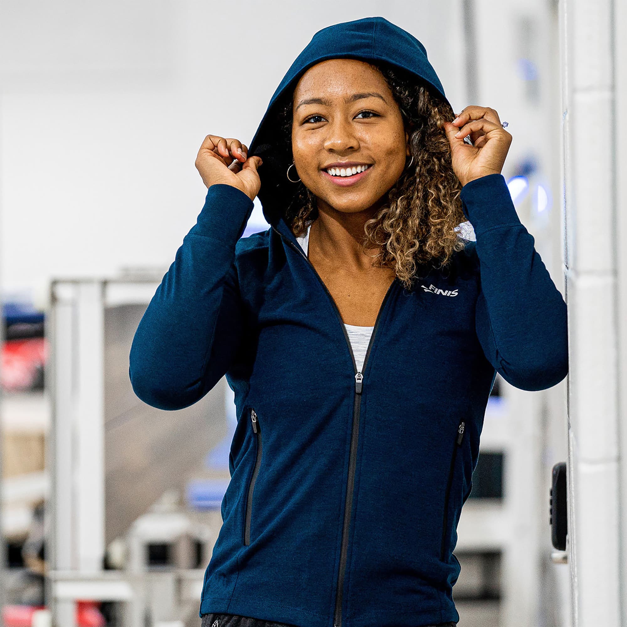 Campera Deportiva Mujer Finis Tech Jacket Xs - 4