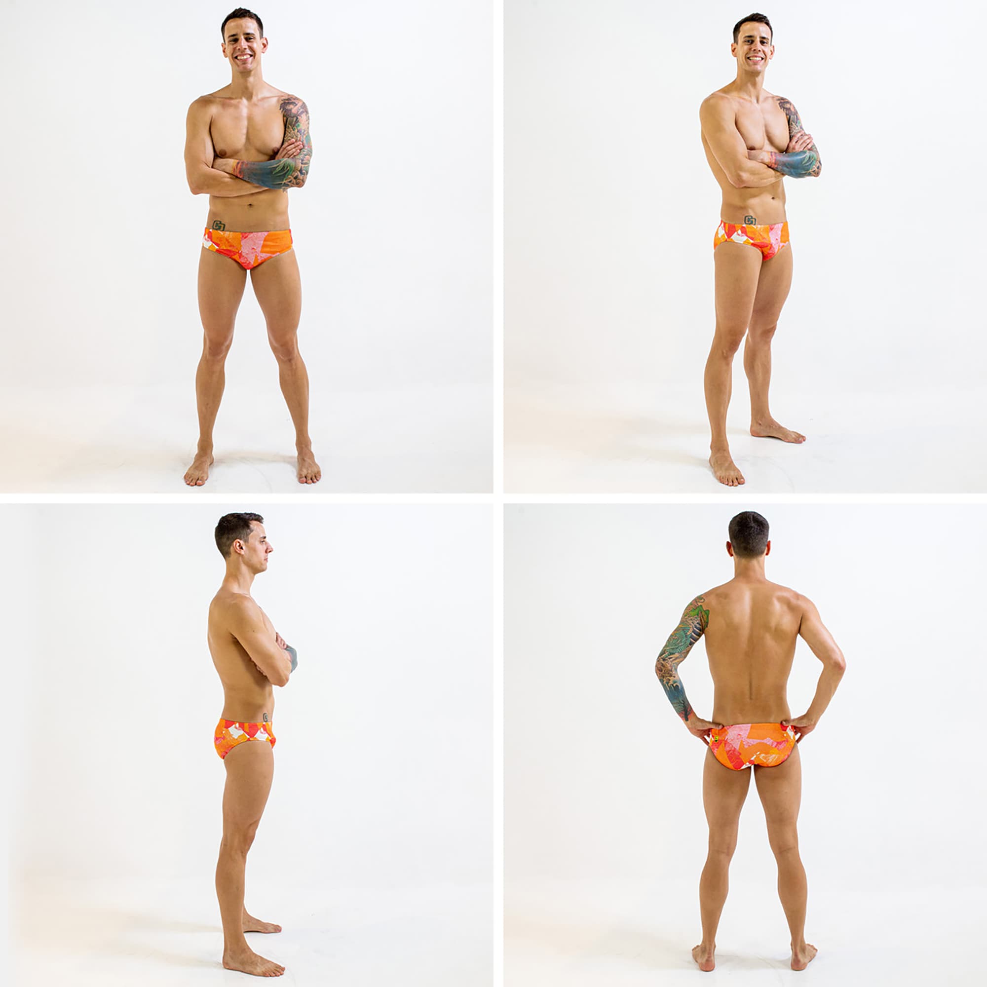 Slip Natación Hombre Finis Splice Brief 38 - 2