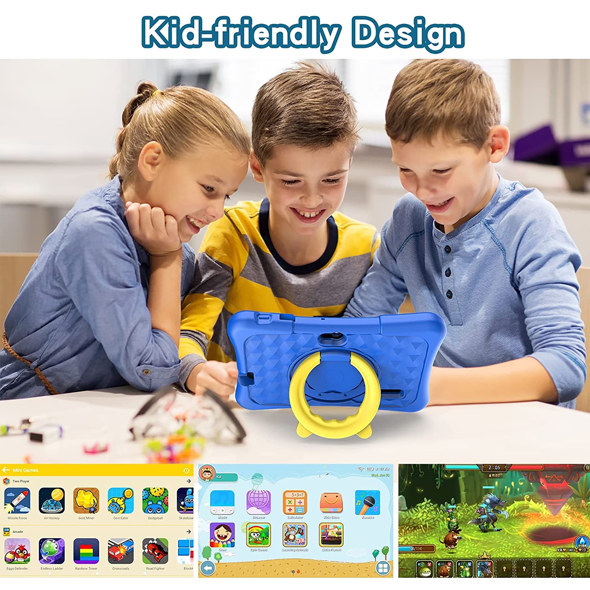 Tablet Pritom K7 Pro Kids 7''' A100 2gb 32gb 2mp+0,3mp - 5
