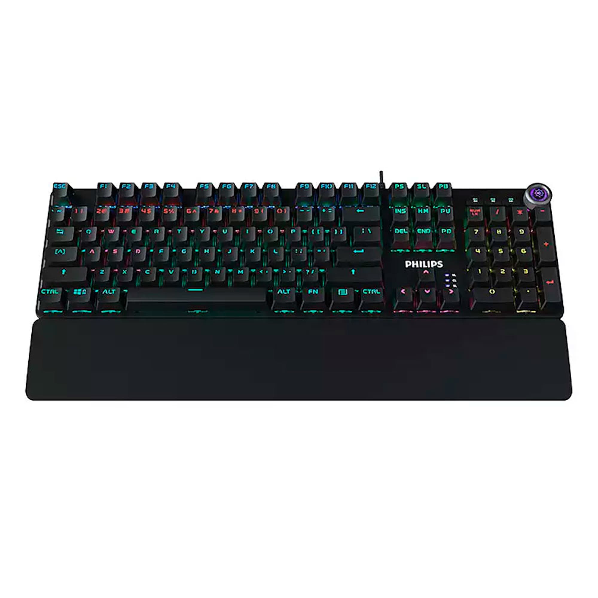 Teclado Gaming Usb Philips Retroiluminado Reposamuñecas
- 5
