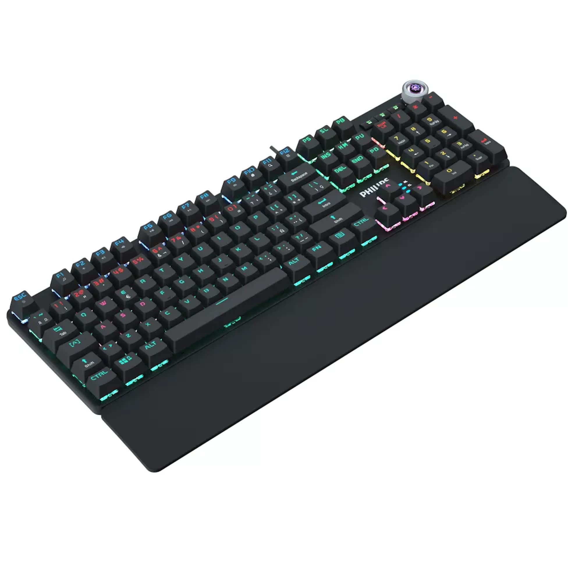 Teclado Gaming Usb Philips Retroiluminado Reposamuñecas
- 2
