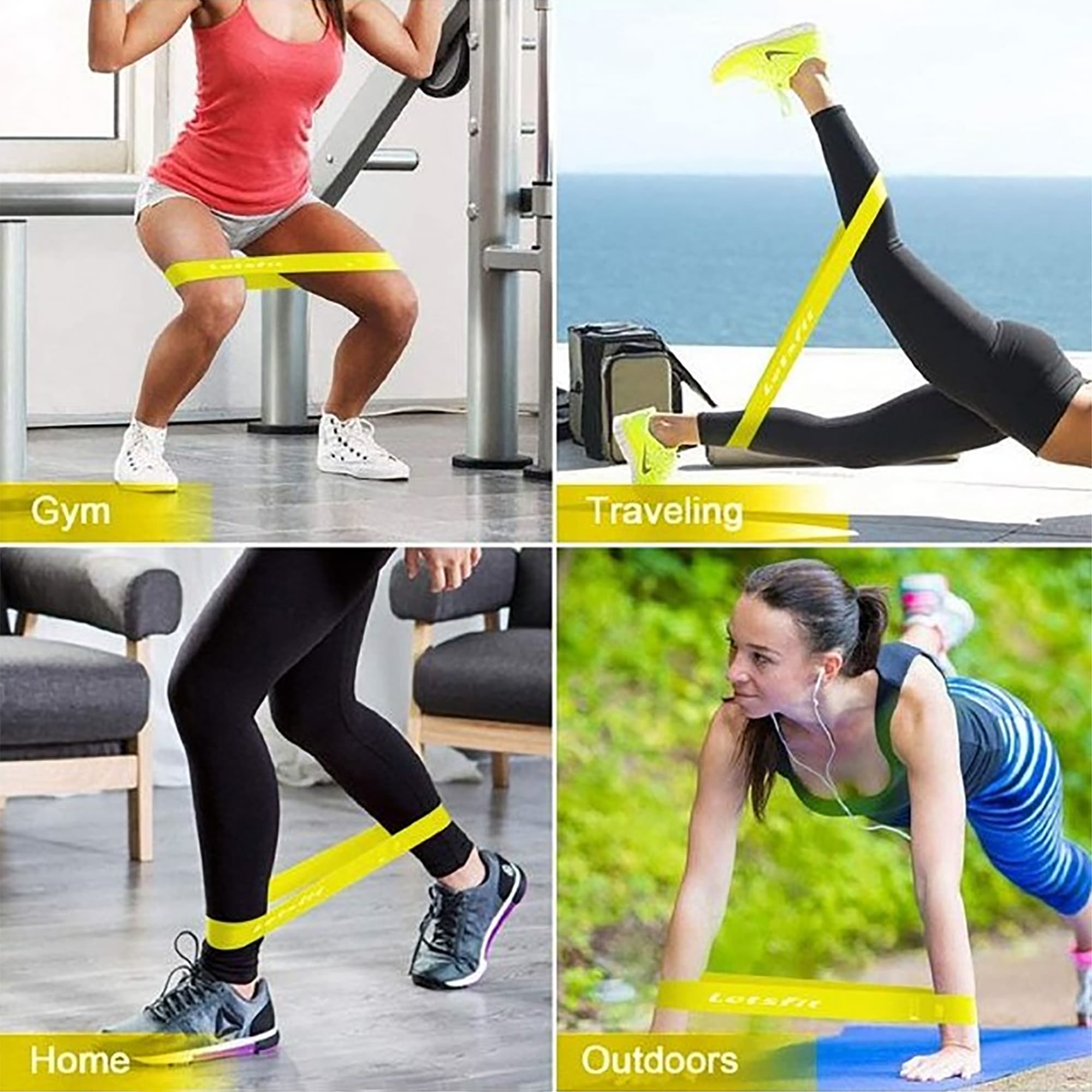 Bandas Para Entrenamiento De Resistencia Letsfit Jsd01 - 8