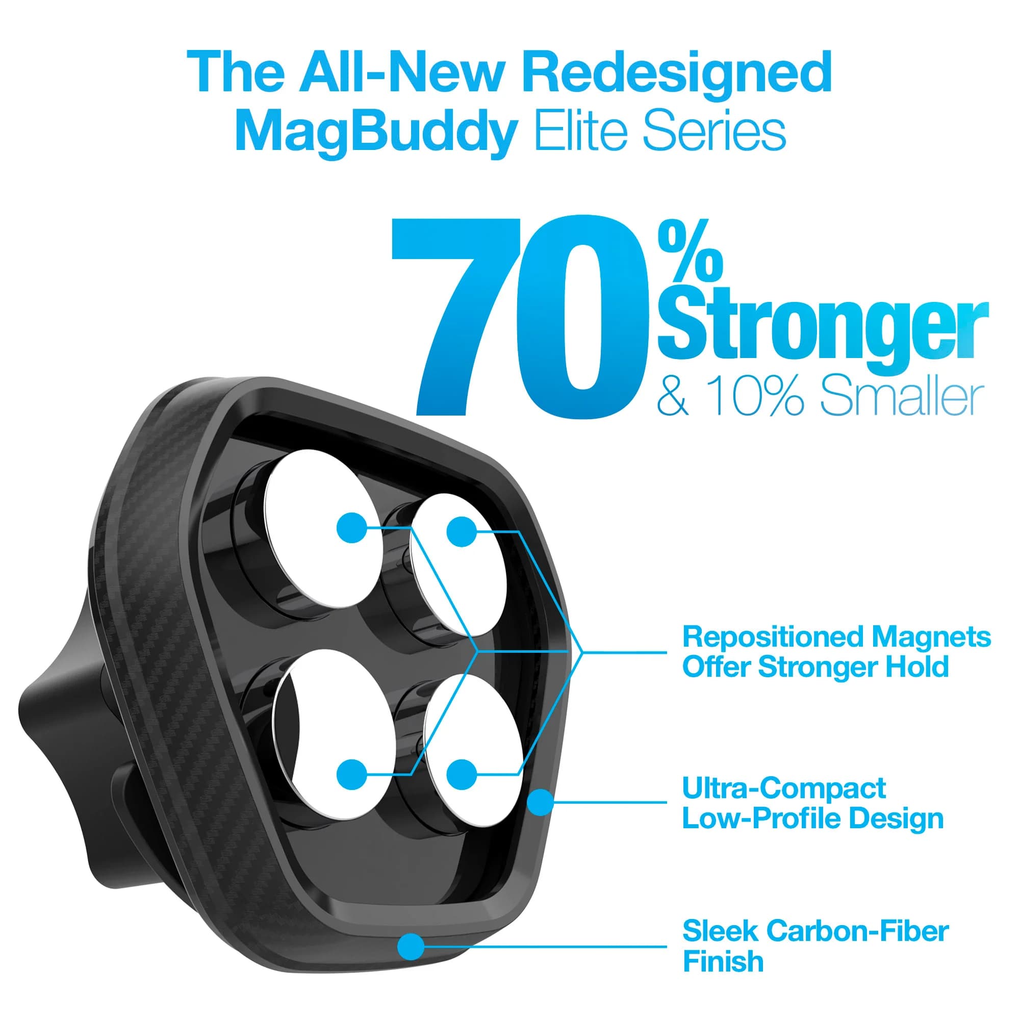 Soporte De Laptop Para Celular Naztech MagBuddy Elite 360° - 2