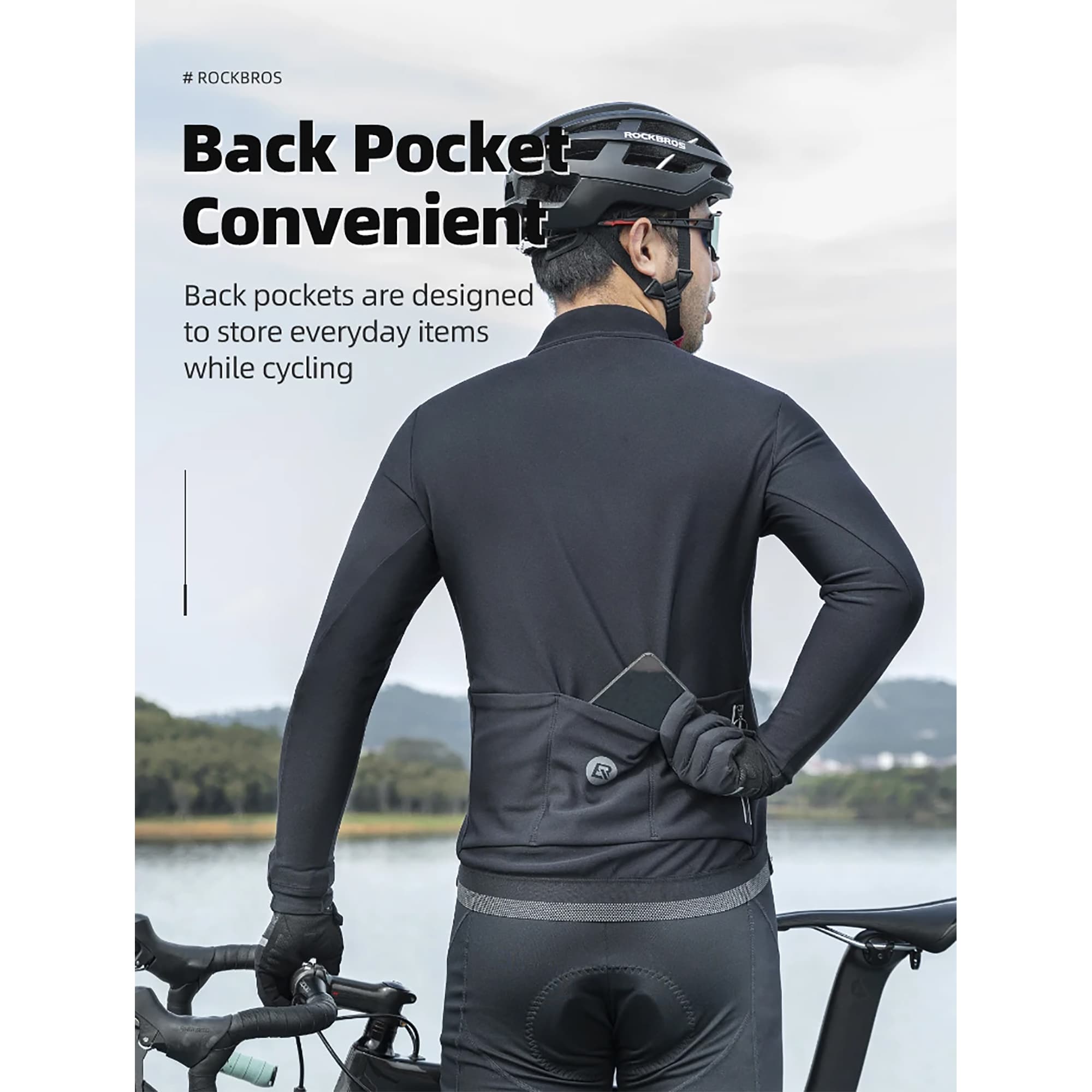 Campera Invierno Ciclismo Polar Rockbros 4XL - 6