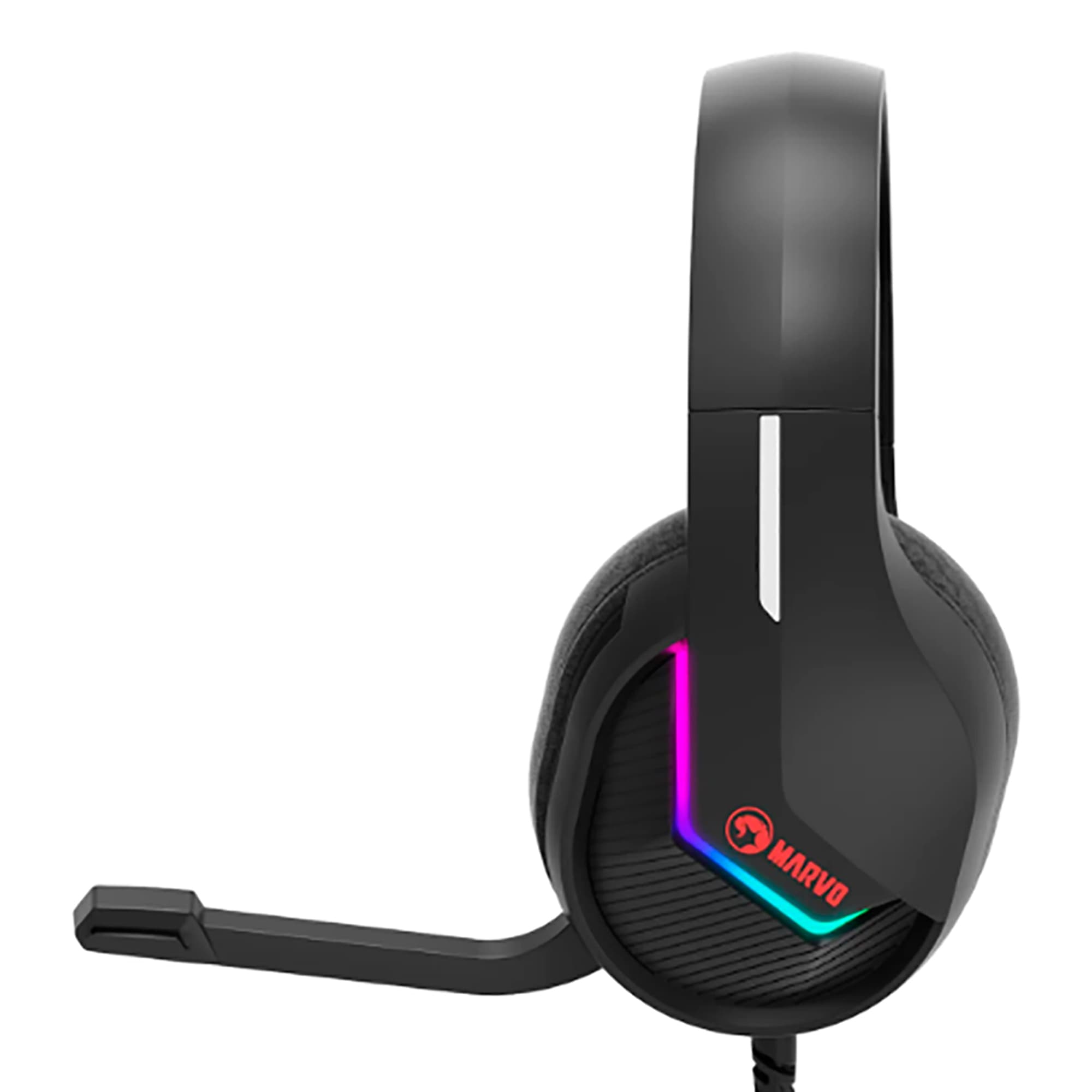 Auriculares Gaming USB Marvo H8618 RGB PC - 5