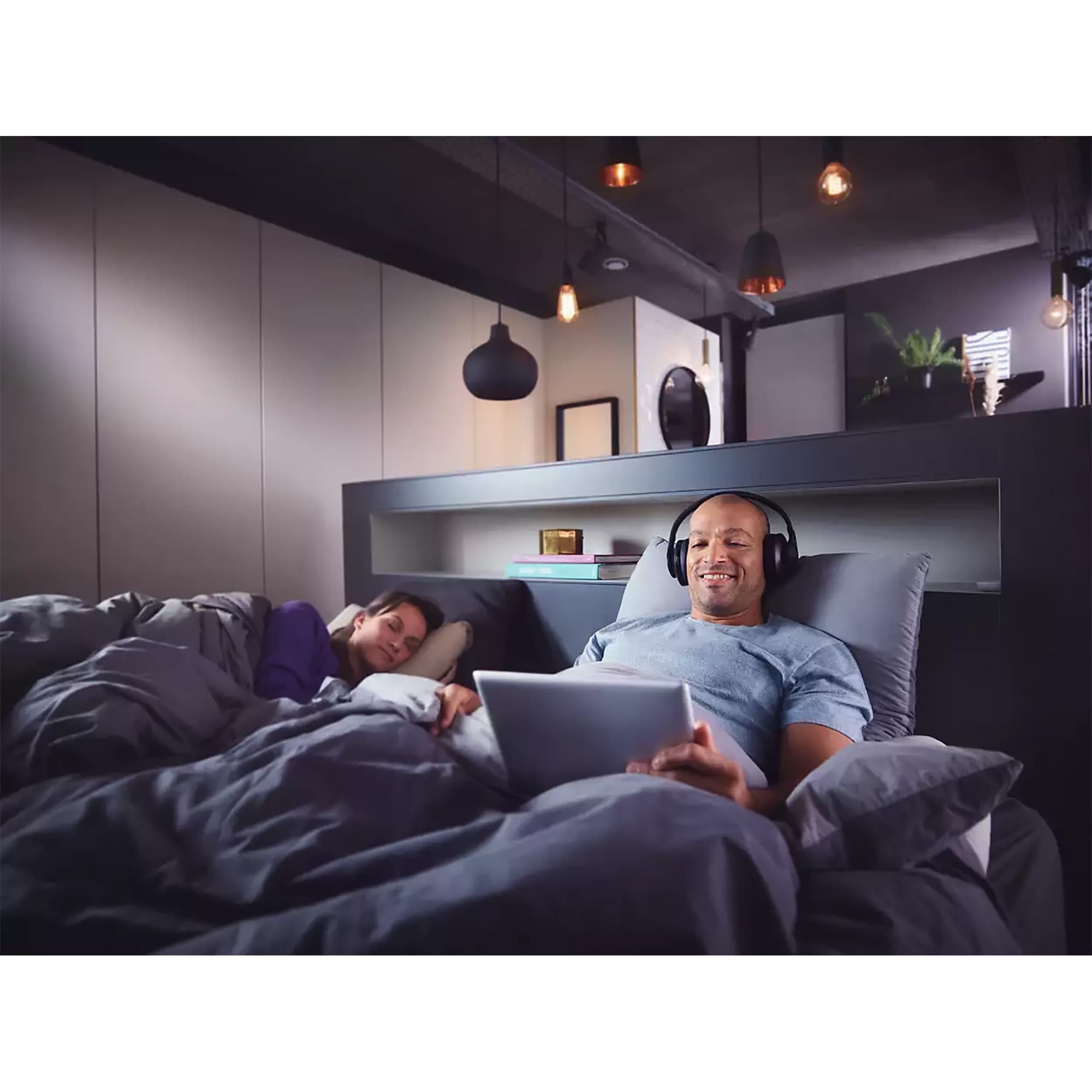 Auriculares Inalámbricos Para TV Philips TAH6206BK/00 Bt - 6