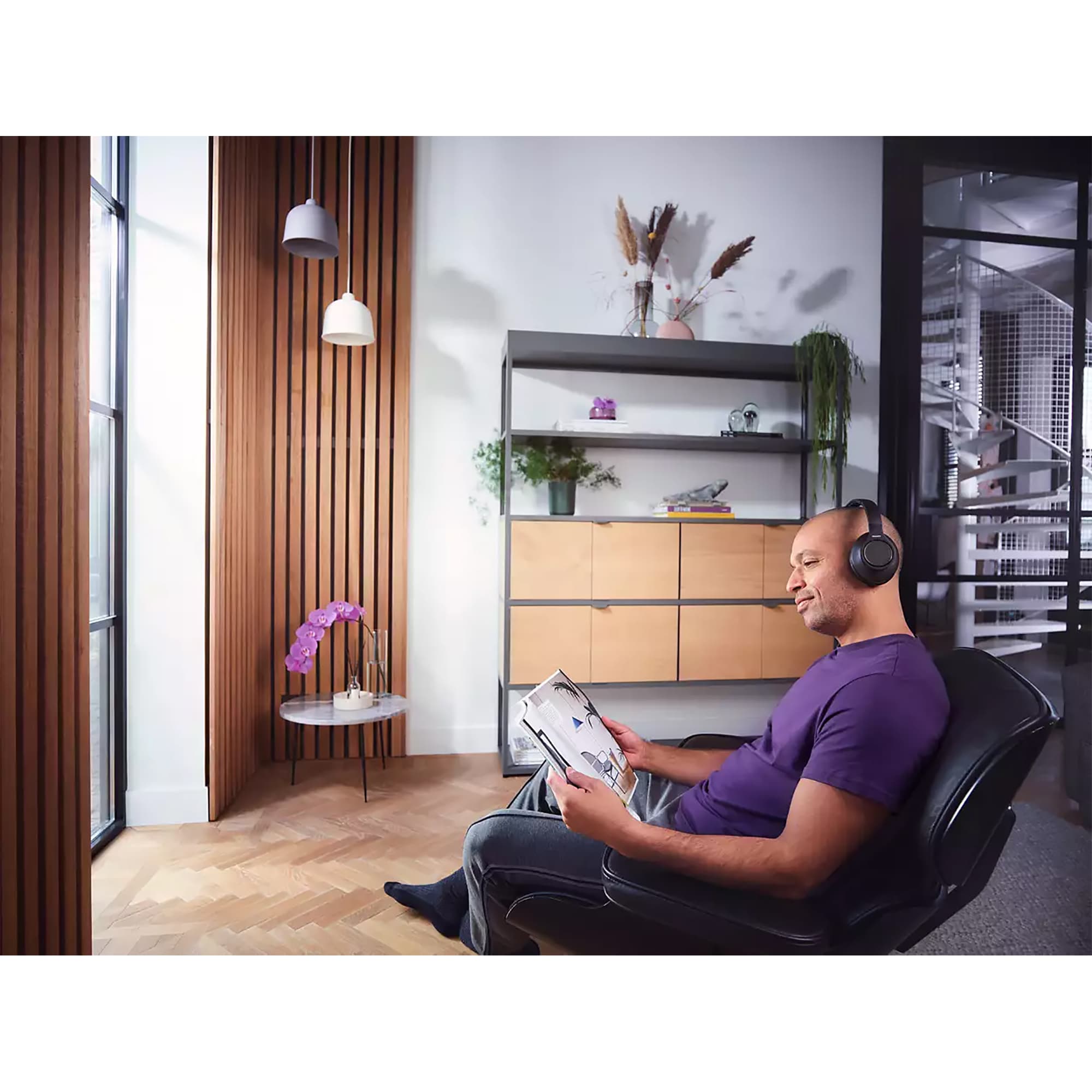 Auriculares Inalámbricos Para TV Philips TAH6206BK/00 Bt - 8