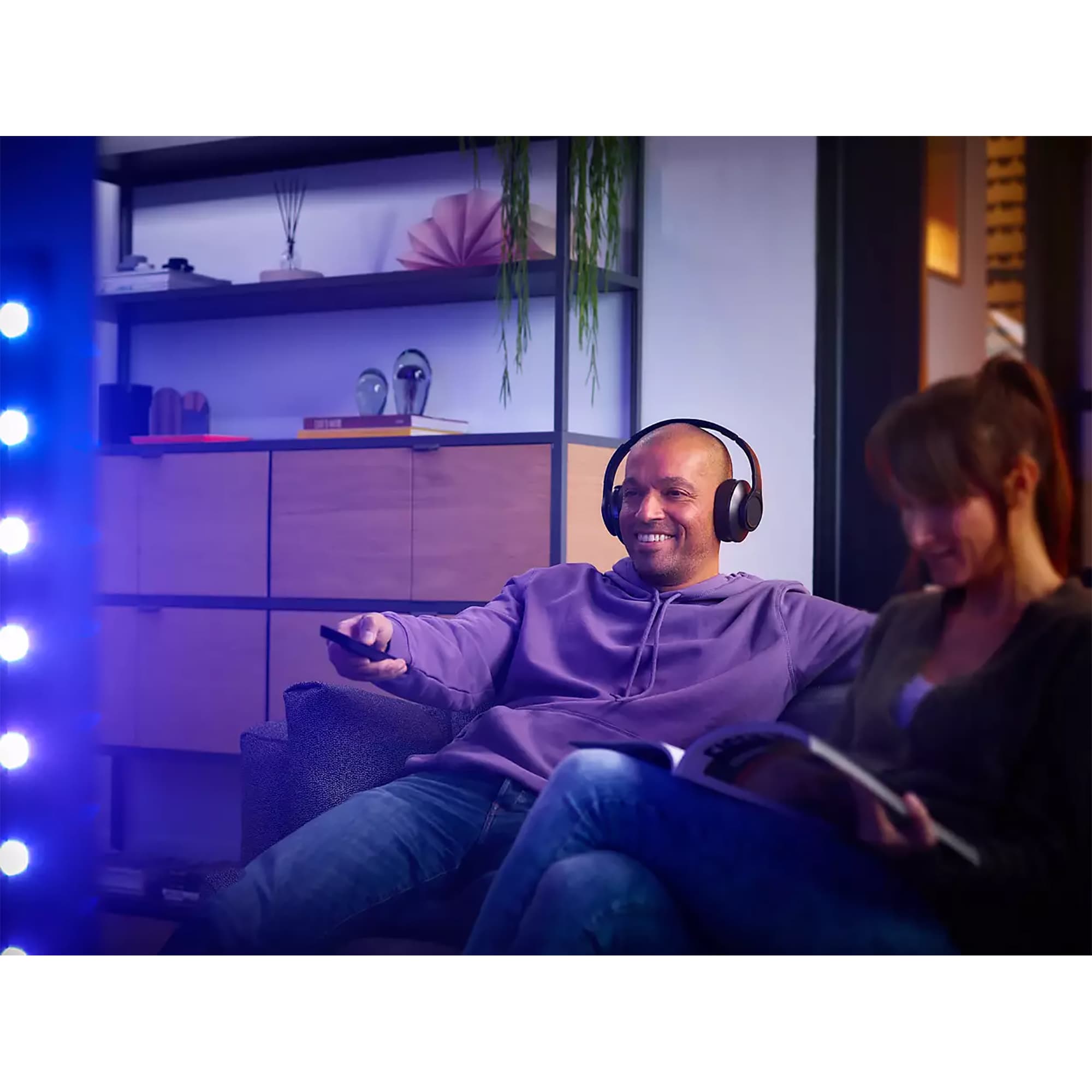 Auriculares Inalámbricos Para TV Philips TAH6206BK/00 Bt - 9