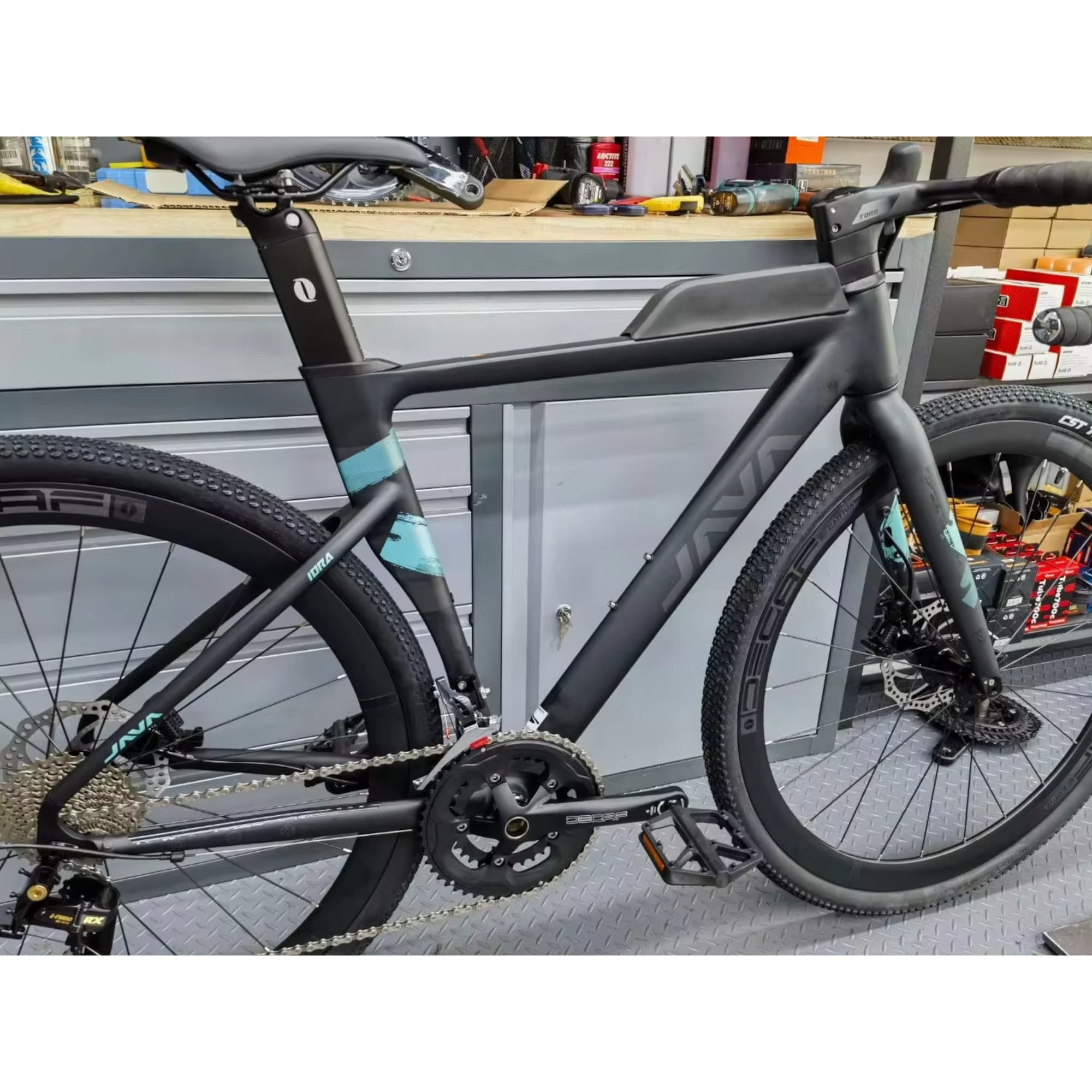 Bicicleta De Ruta Java Gravel Idra 24V Talle 470mm - 6