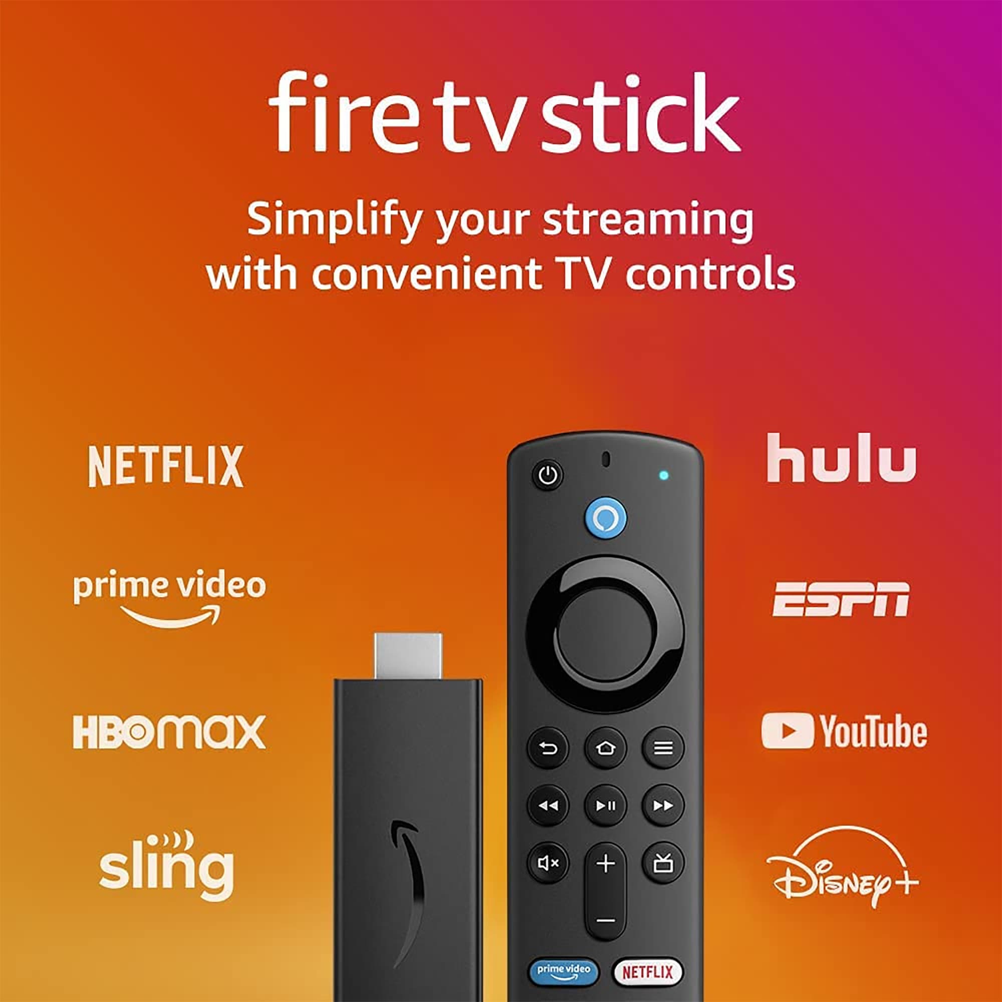 Amazon Fire Tv Stick Gen3 FHD Control Remoto Alexa Gen3 - 2