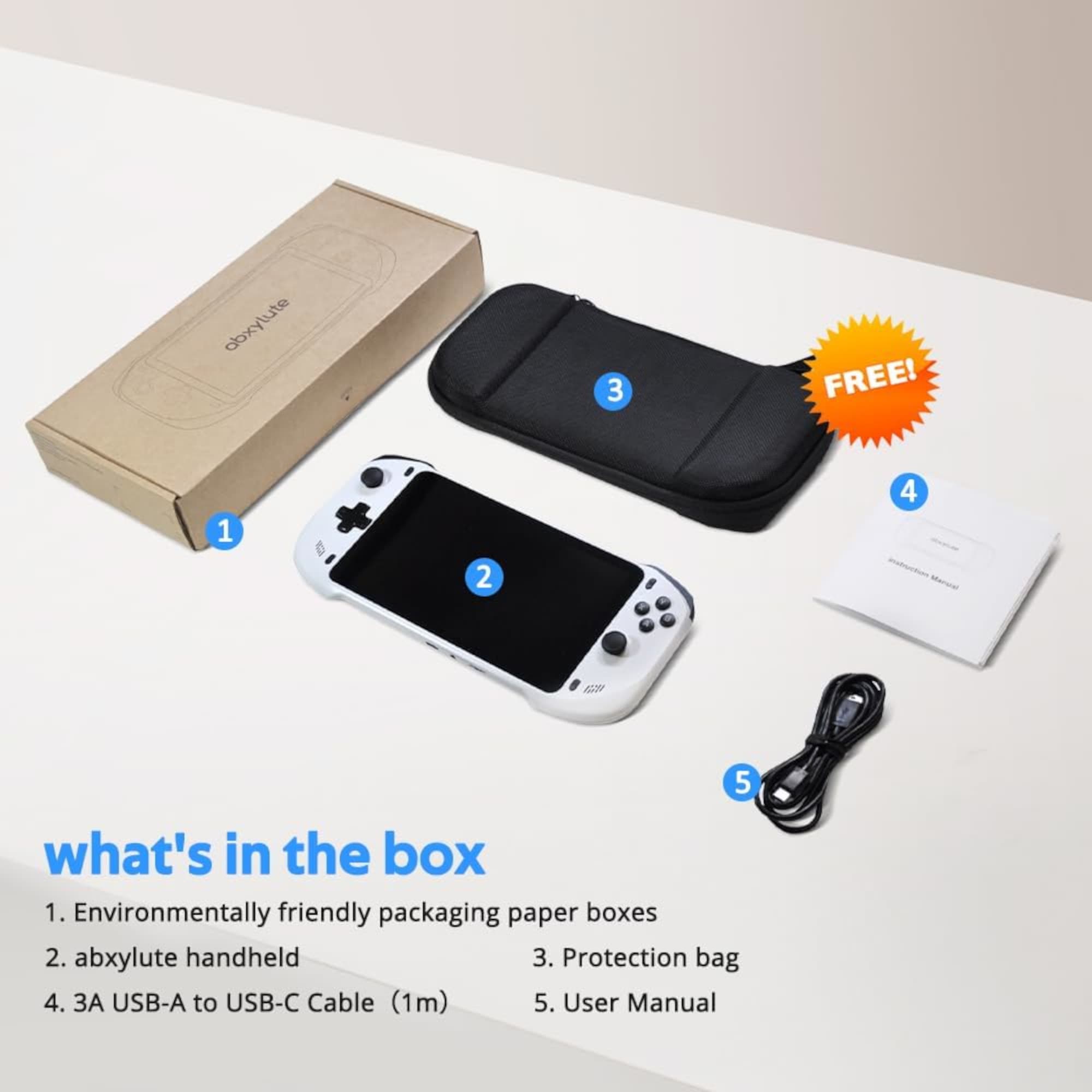 Consola Portátil De Mano Abxylute Gaming 7" 4gb 64gb - 5