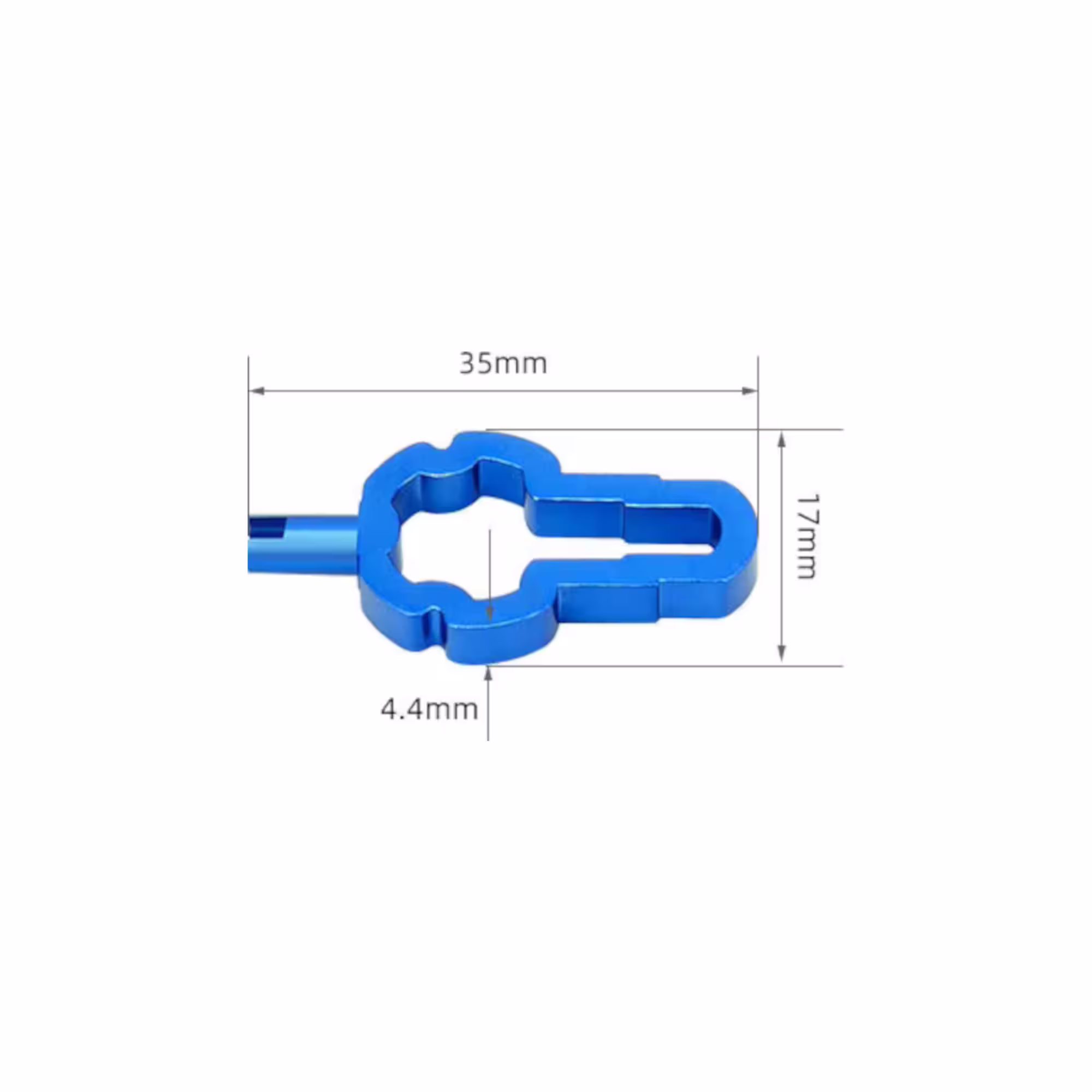 Llave Toopre Para Boquilla de Neumático Diseño 4 en 1 - 2