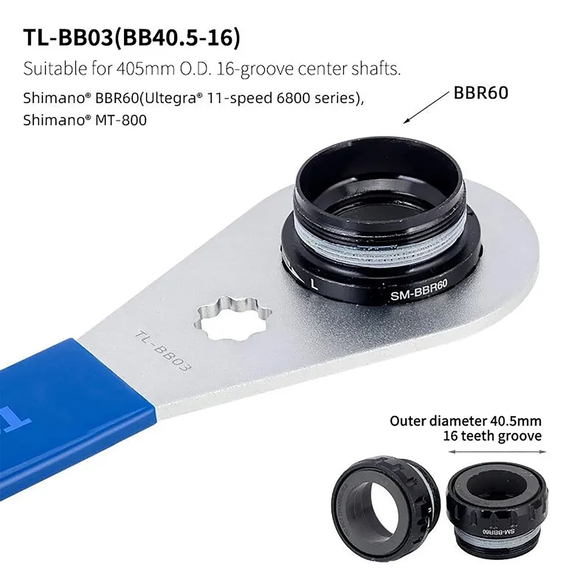 Llave De Extracción Toopre Tl-bb03 40,5mm 16 Dientes - 2