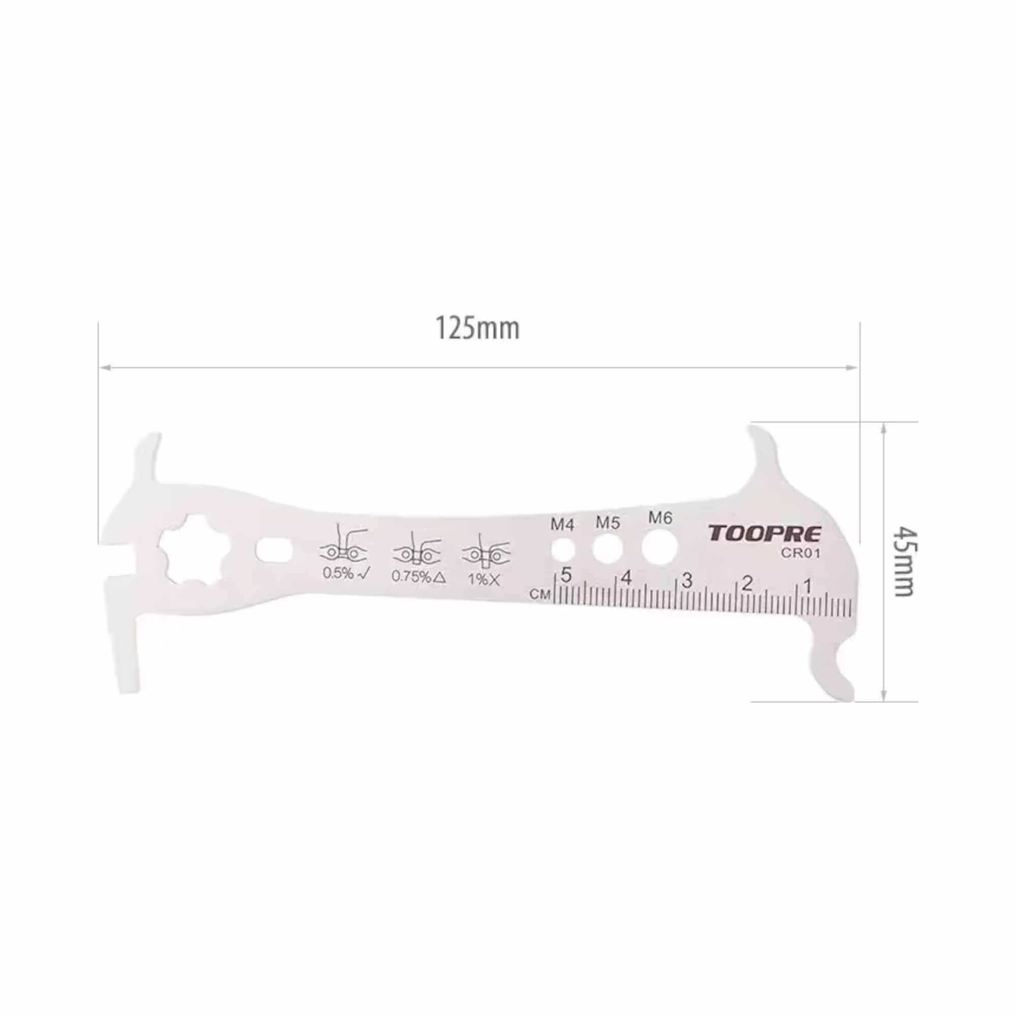 Medidor De Cadena 6 En 1 Toopre Cr01 - 3