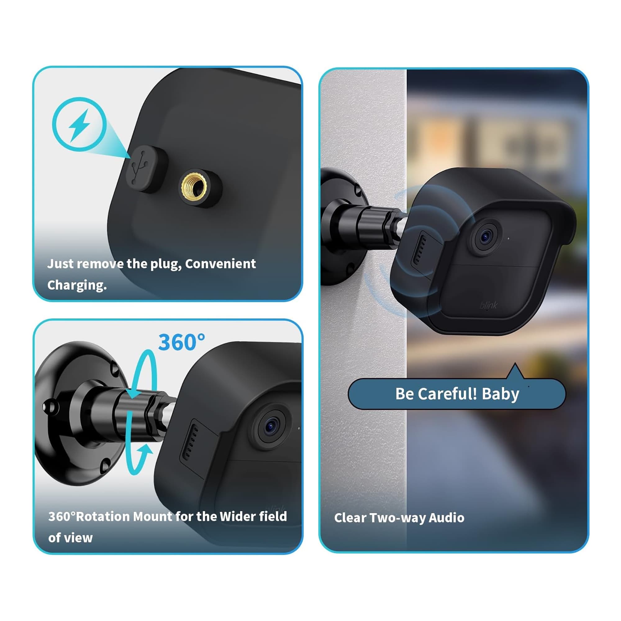 Pack de Soportes Blink Outdoor 4 Camera x3 + Sync Module 2 x1 - 6