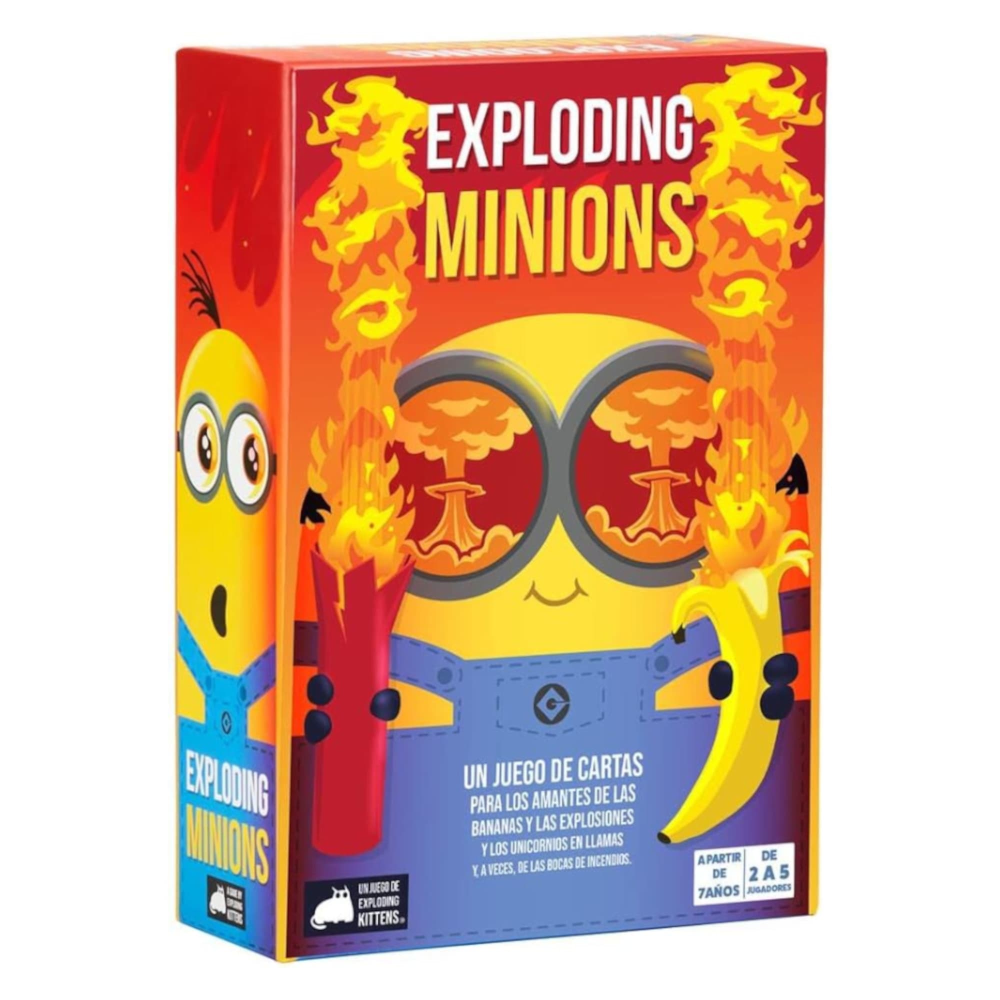 Juego De Mesa Exploding Kittens Exploding Minions +7 - 4