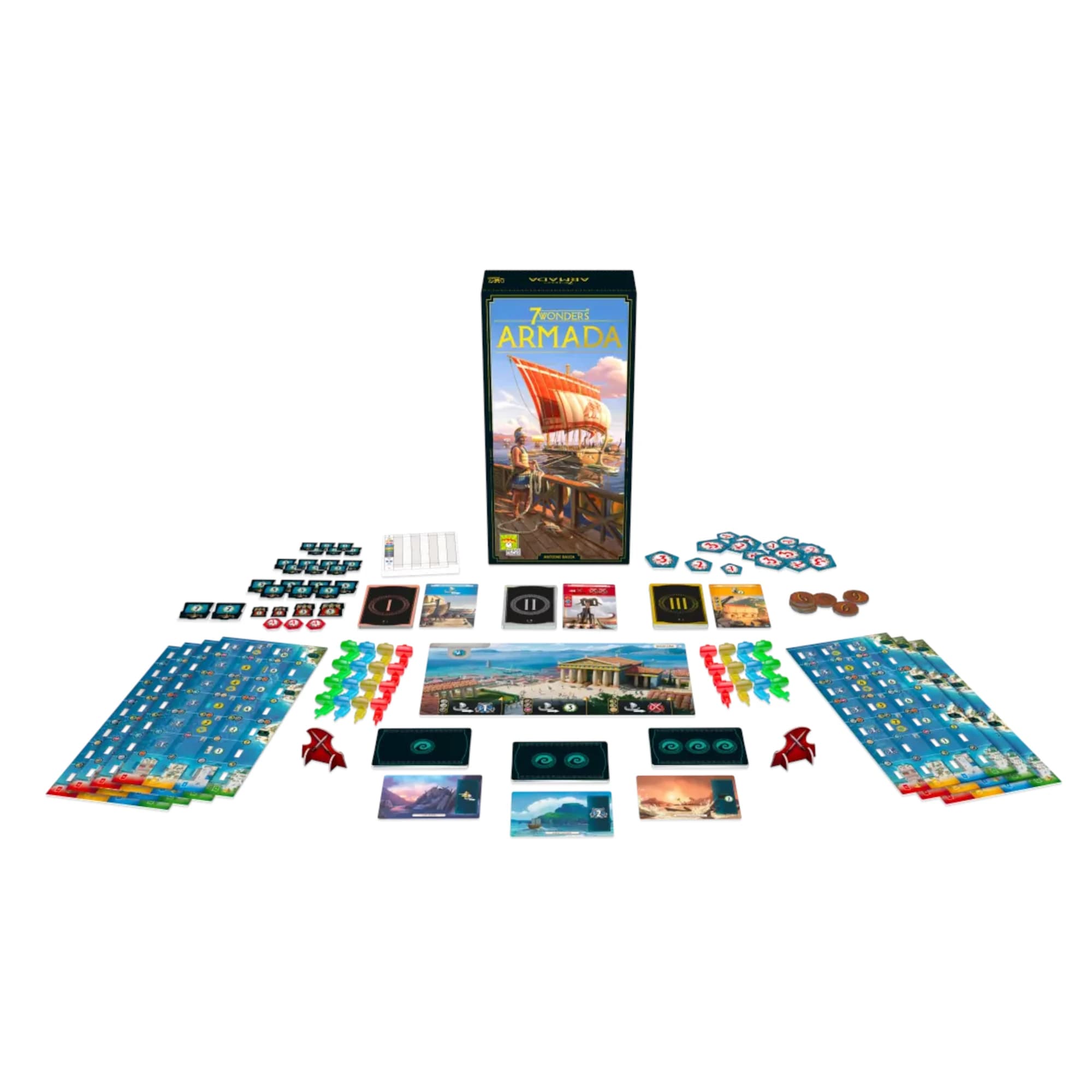 Expansión Juego de Mesa 7 Wonders Base 7 Wonders Armada +10 - 2