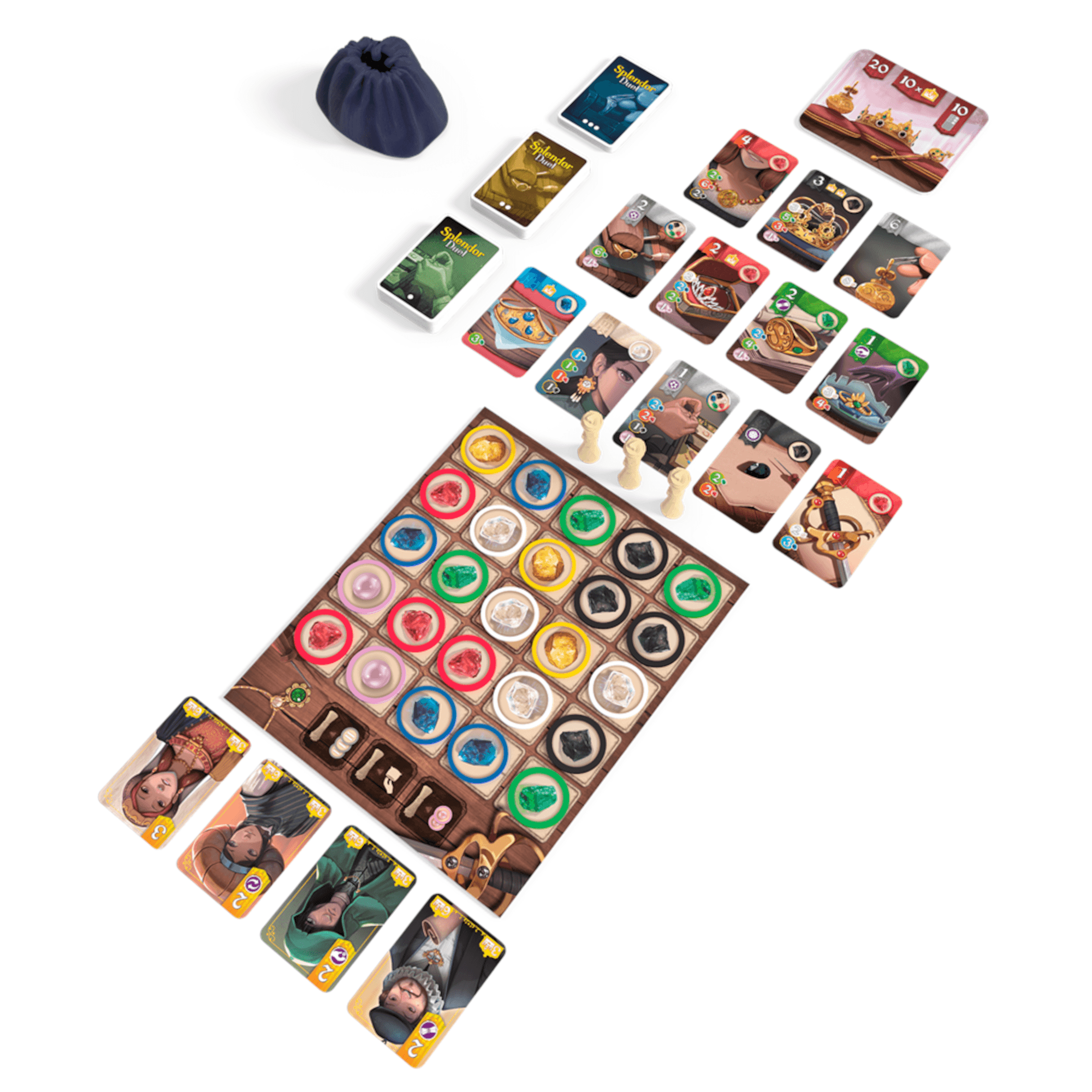 Juego de Mesa Asmodee Splendor Duel +10 - 2