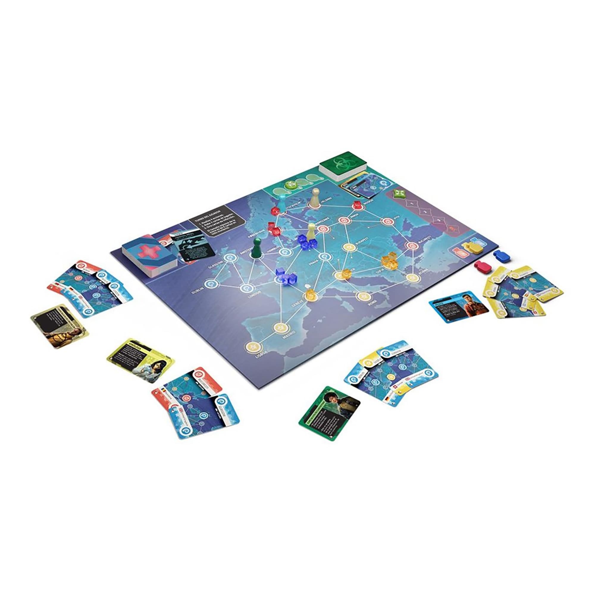 Juego De Mesa Z-man Games Pandemic Zona 0 Europa +8 - 2