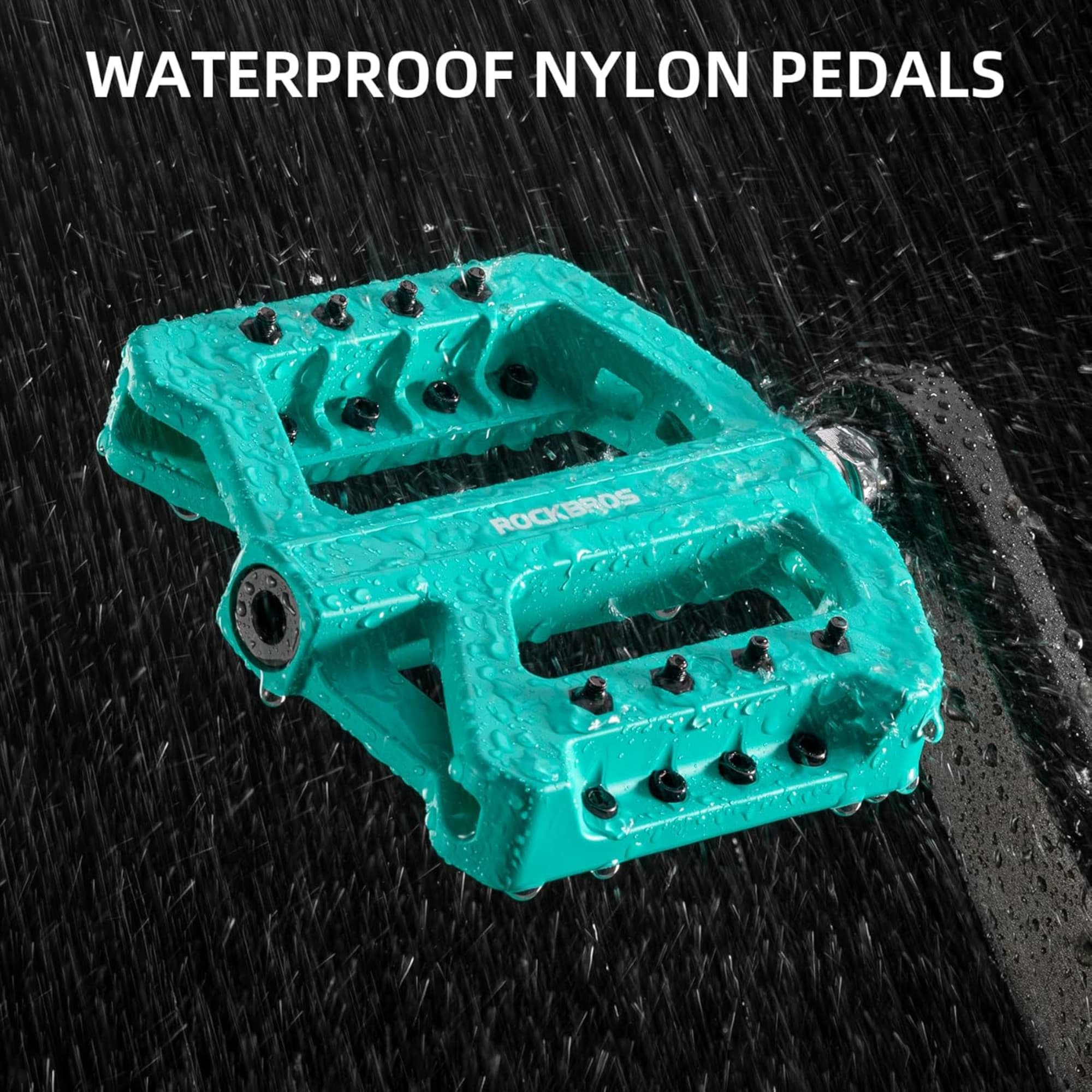 Pedales Para Bicicleta Mtb Antideslizantes Anchos - 3
