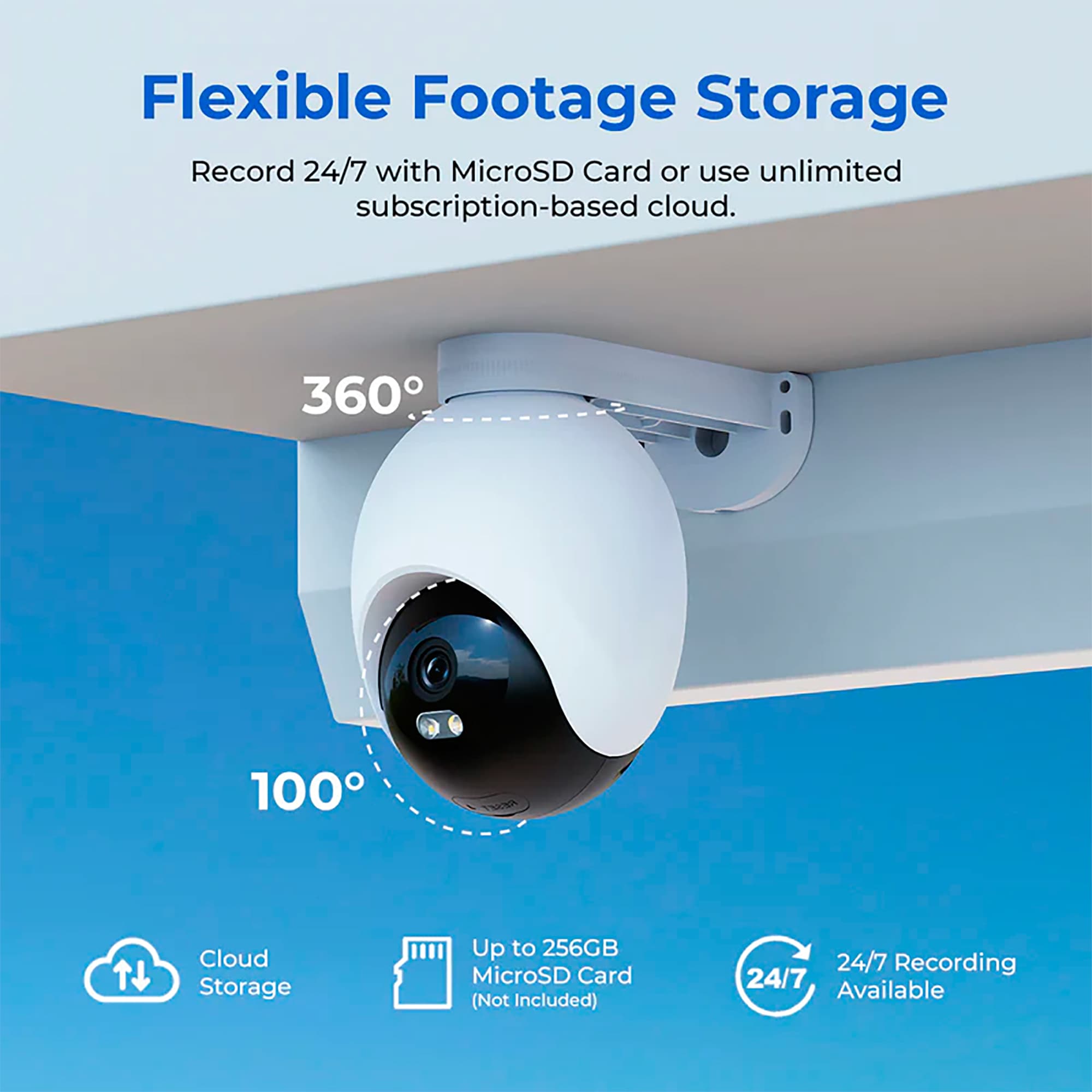 Cámara Inalámbrica Xiaomi Imilab Ec6 Día Noche Ip65 3K 360° - 7