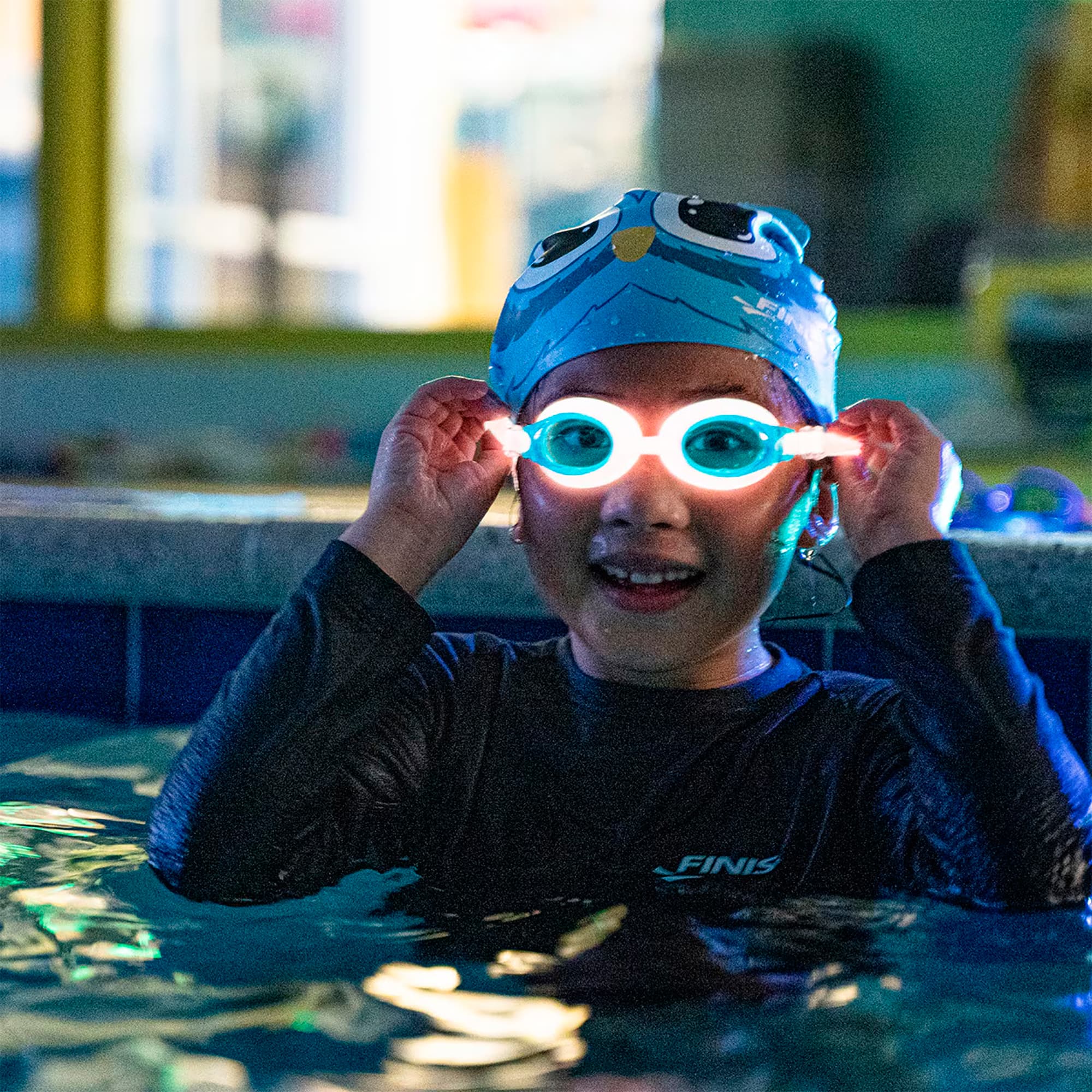 Lentes De Natación Finis Flowglow Niño 4-12 Años - 2