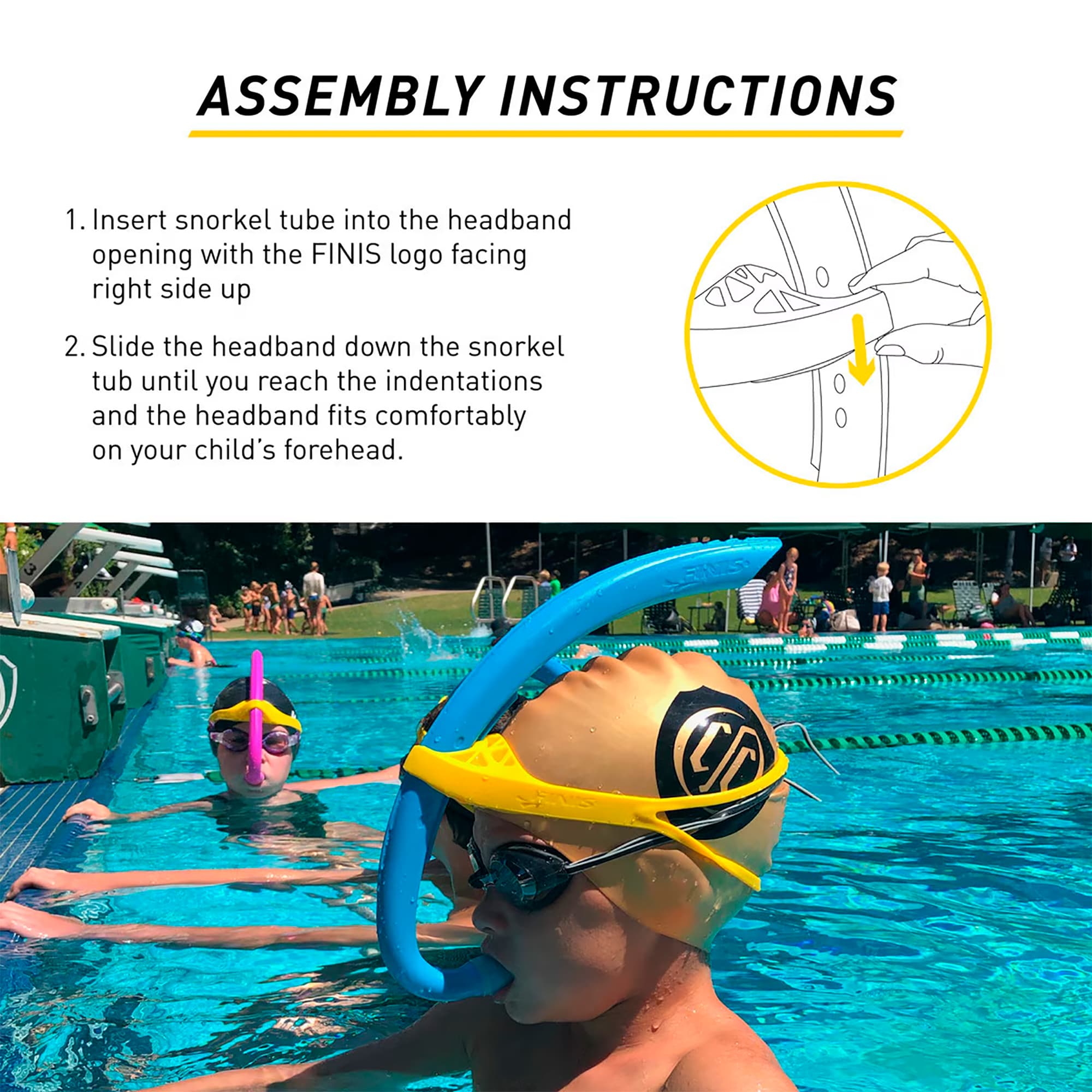Esnórquel Para Niño Finis Stability Snorkel Jr - 3