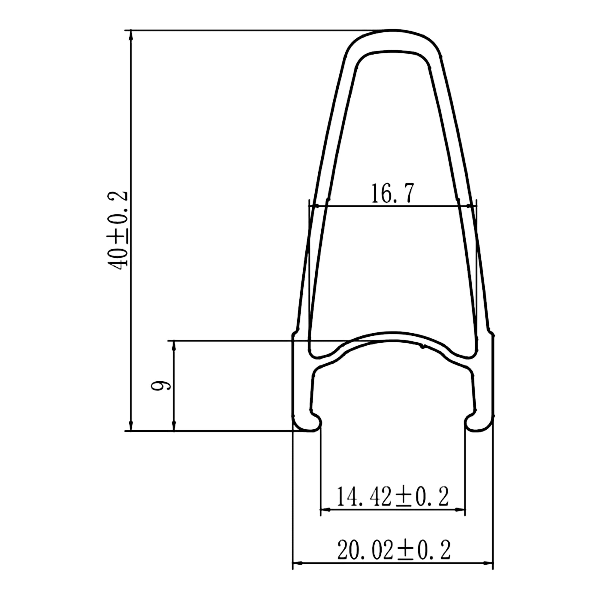Par De Ruedas De Aluminio Bucklos 40mm 24 Rayos - 4