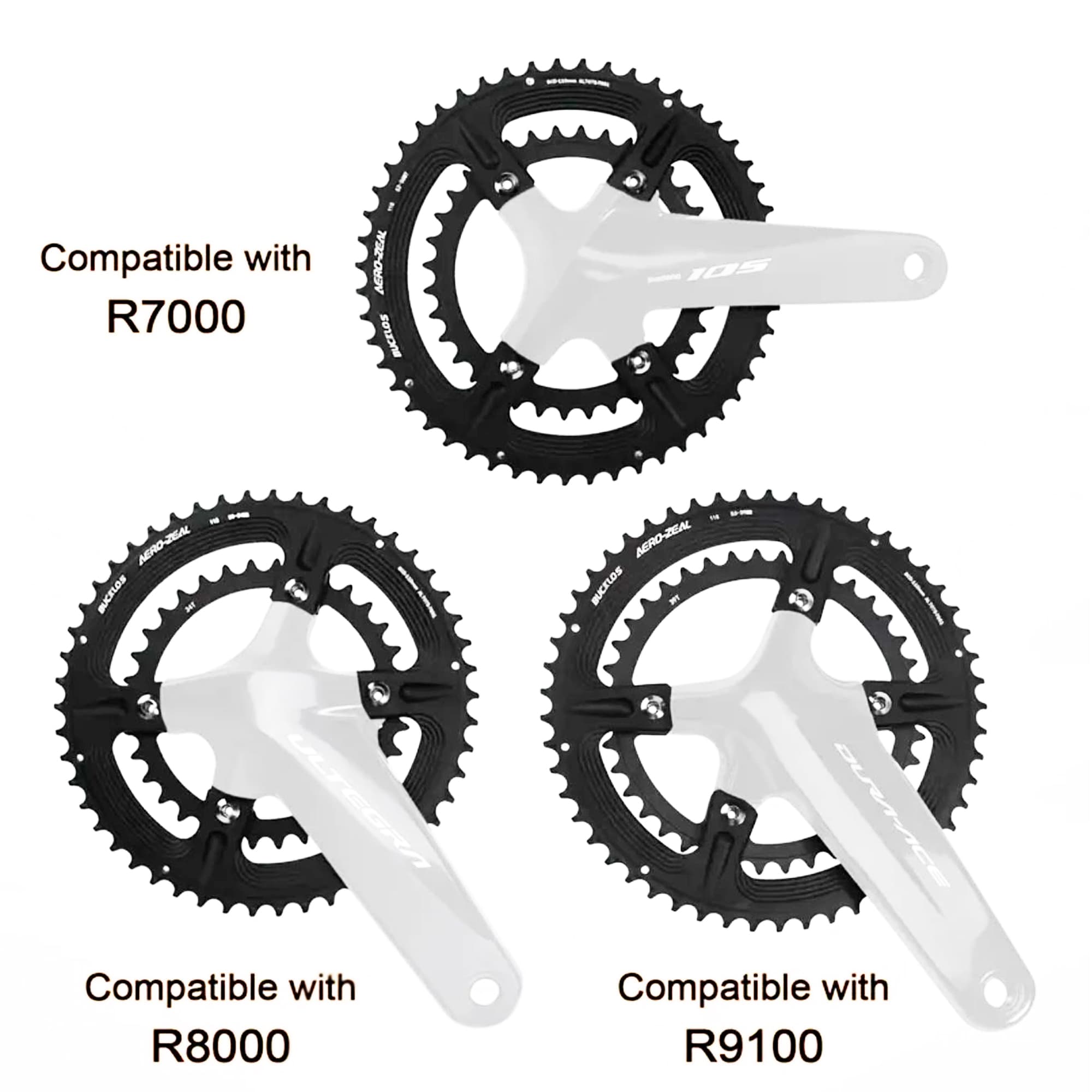 Plato Para Cadena De Bicicleta Bucklos 53-39t 10/11/12V - 3