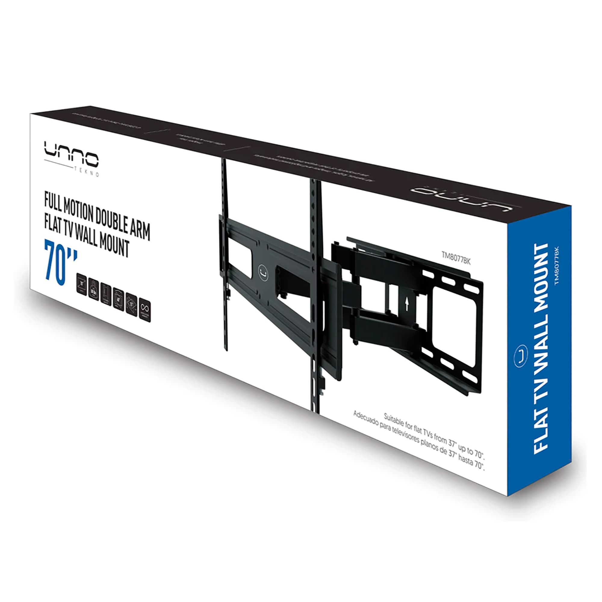 Soporte Para Tv De Pared Unno Tm8077bk 37''-70'' - 4