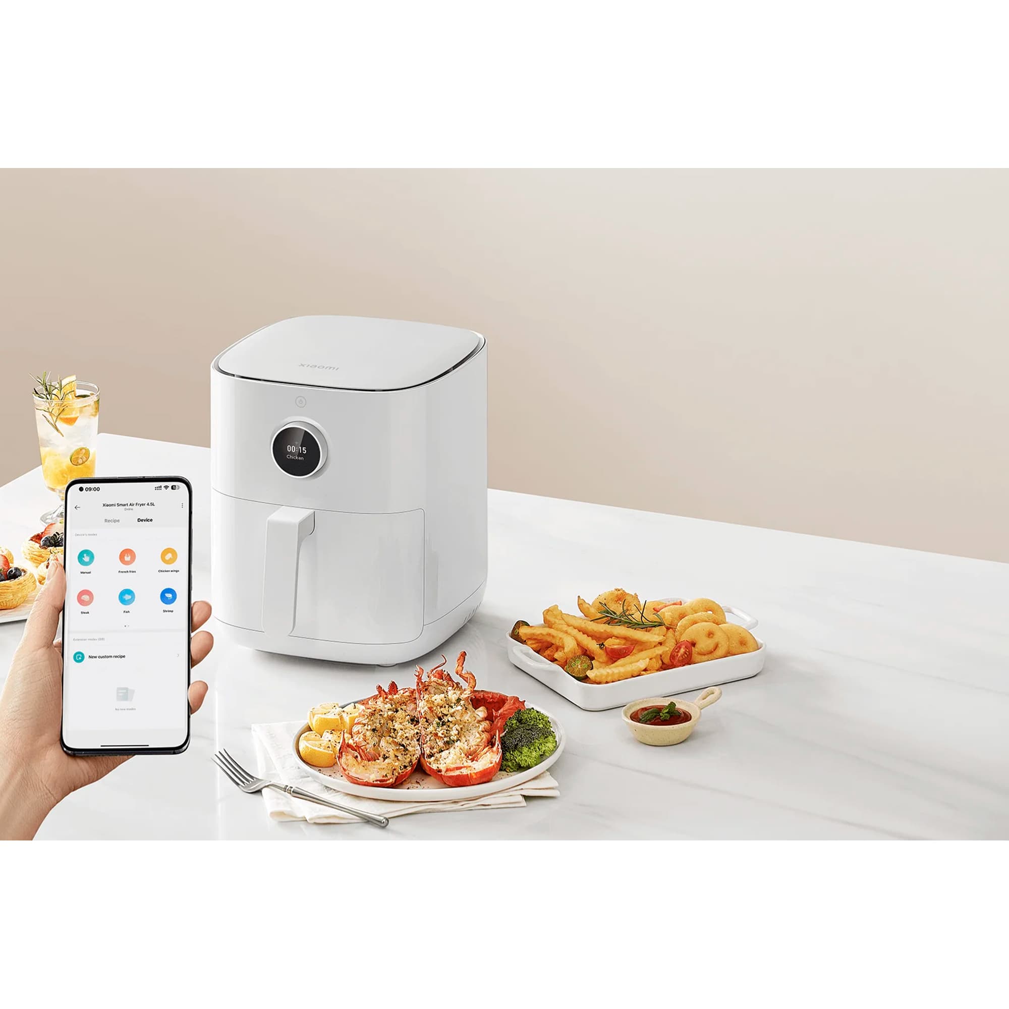 Freidora De Aire Inteligente Xiaomi 1500w 4,5l 40°c-200°c - 8
