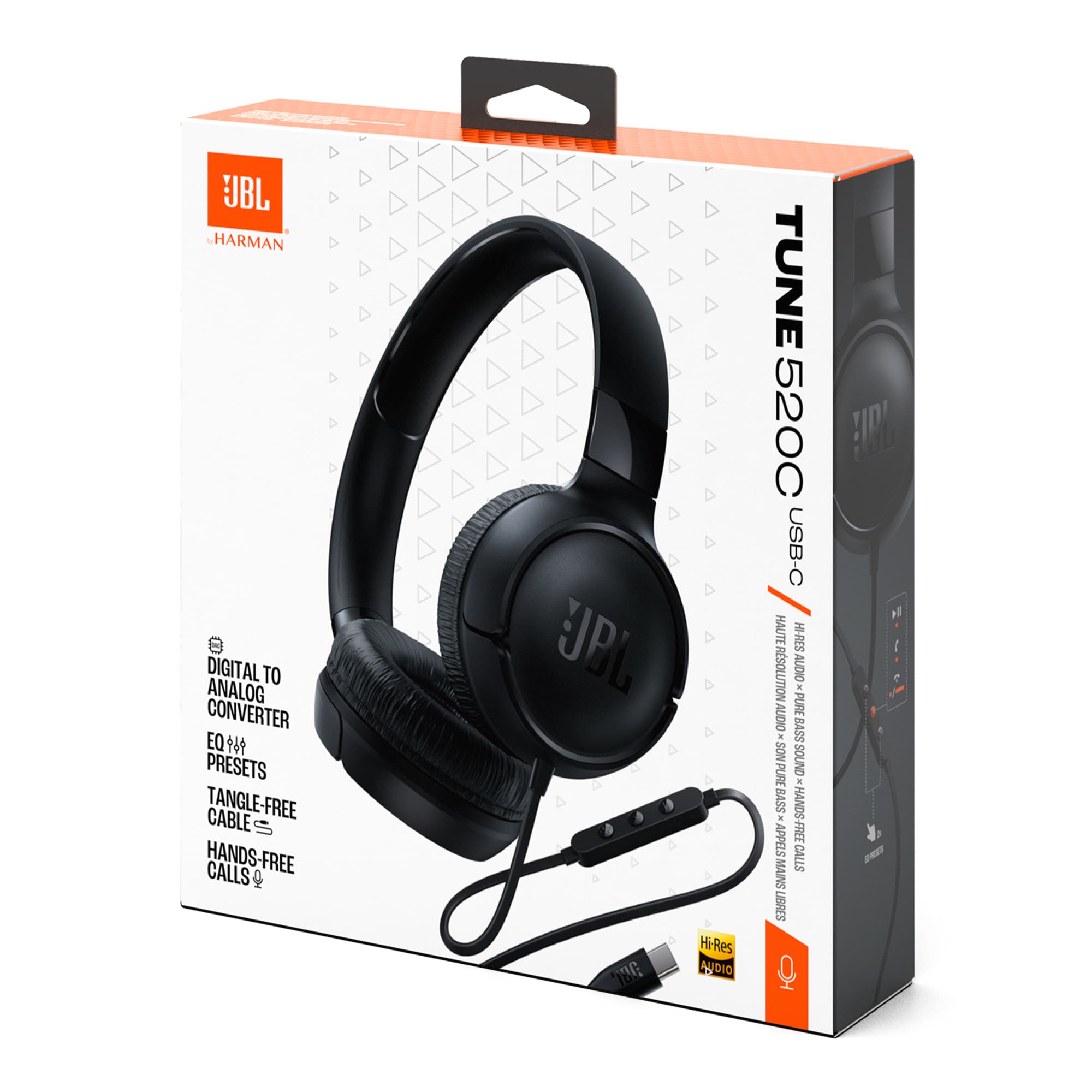 Auriculares Cableados Usb C Jbl Tune 520c 32mm - 7