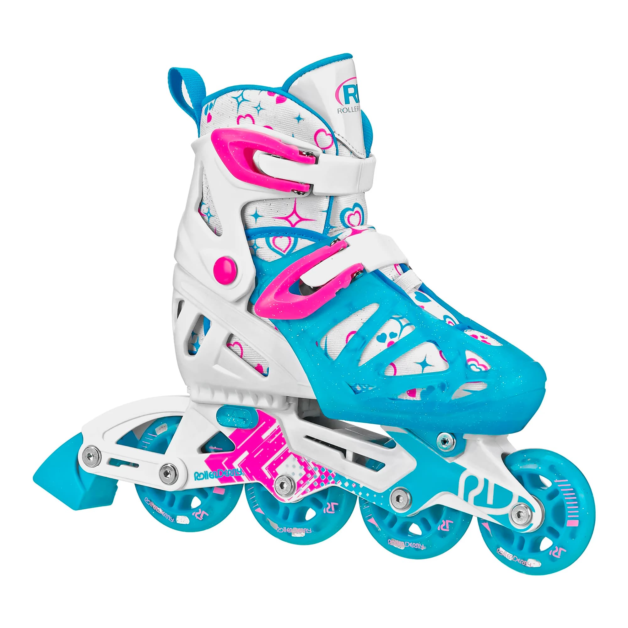 Patines Ajustables Para Niños Roller Derby Tracer Talle 12J-1
