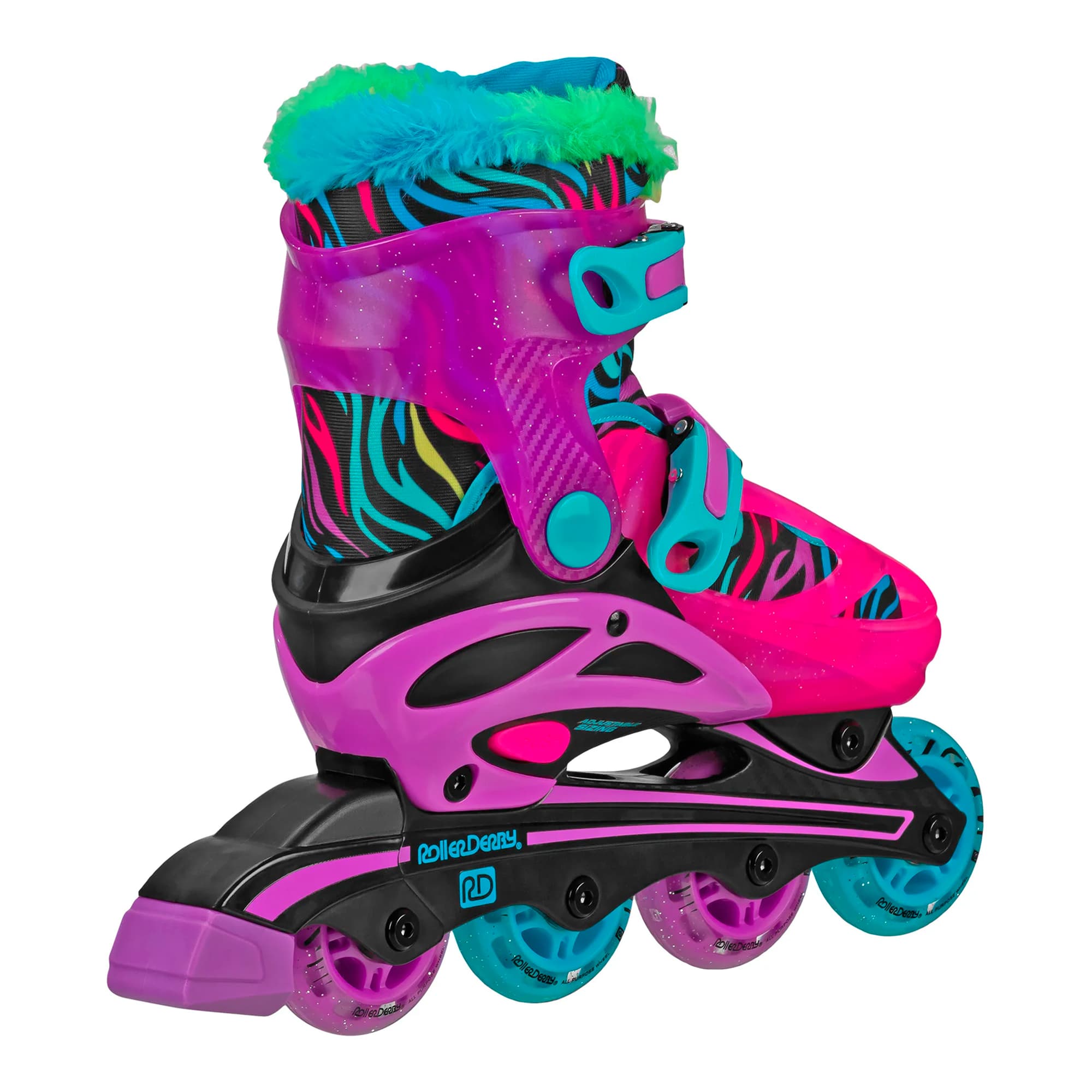 Patines 2en1 Ajustables Para Niños Roller Derby Sprinter Talle 3-6 - 3