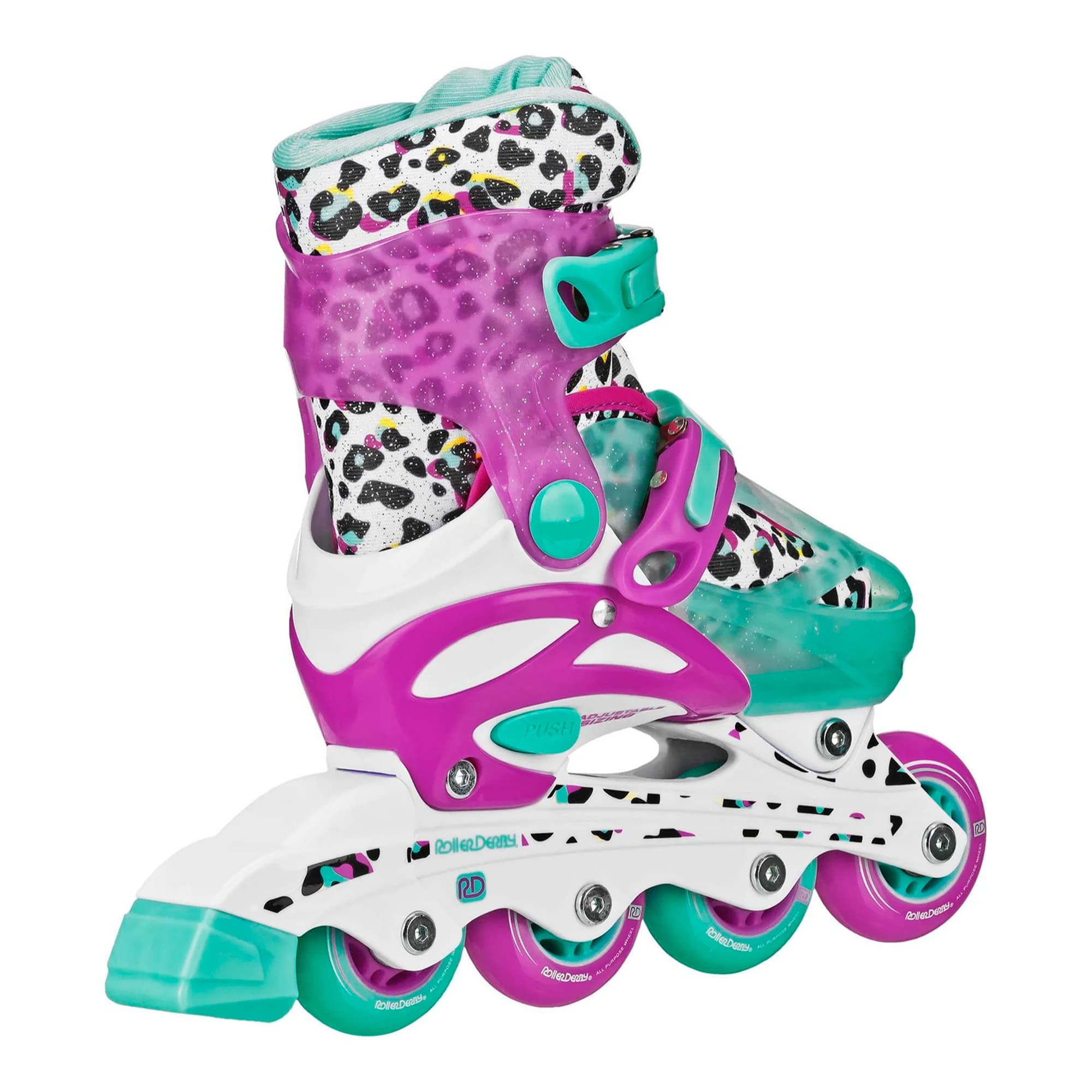 Patines 2en1 Ajustables Para Niños Roller Derby Sprinter Talle 12J-2 - 3