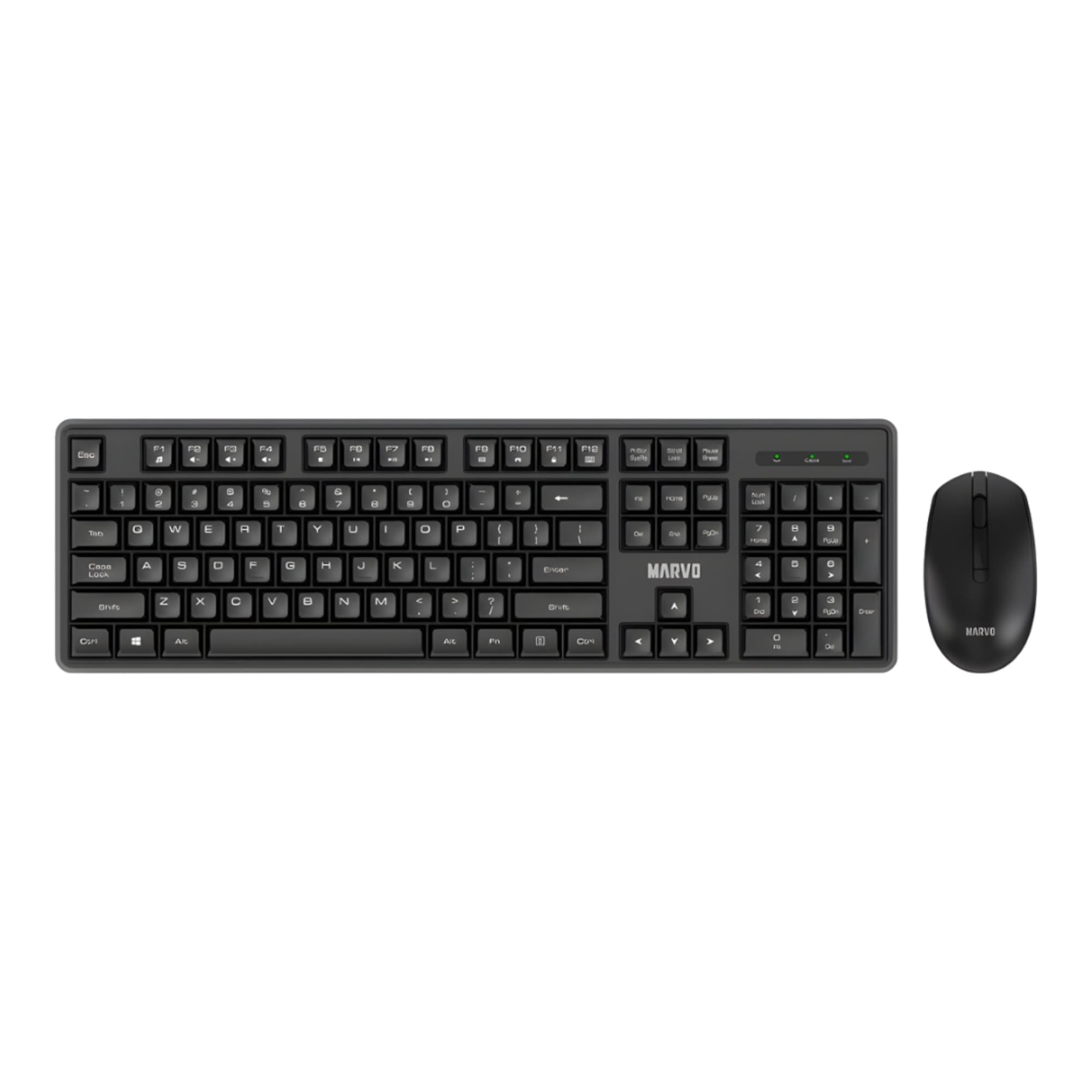 Combo Inalámbrico Marvo 2en1 Mouse y Teclado Ws005 Español