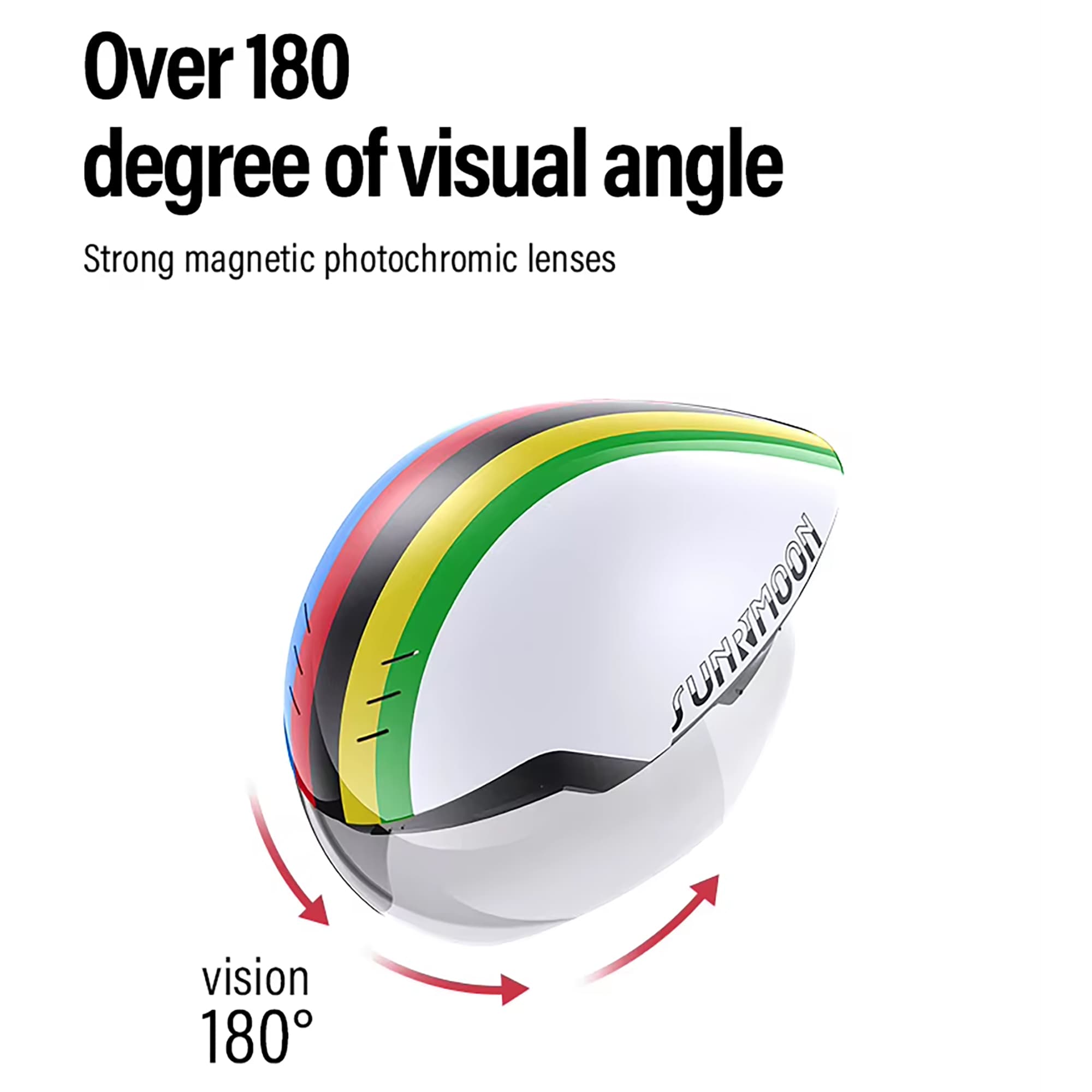 Casco Para Ciclista Con Visor Sunrimoon TT-86 L - 3
