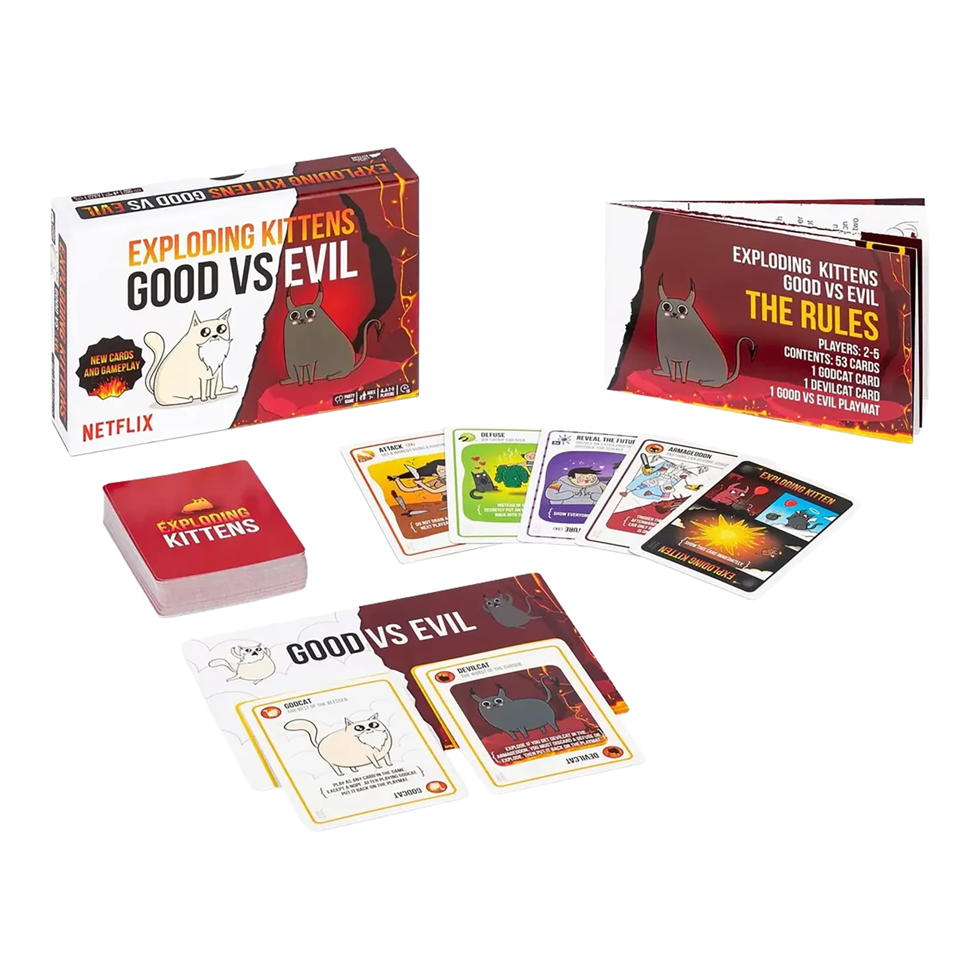 Juego De Mesa Exploding Kittens El Bien Contra El Mal +7 - 2