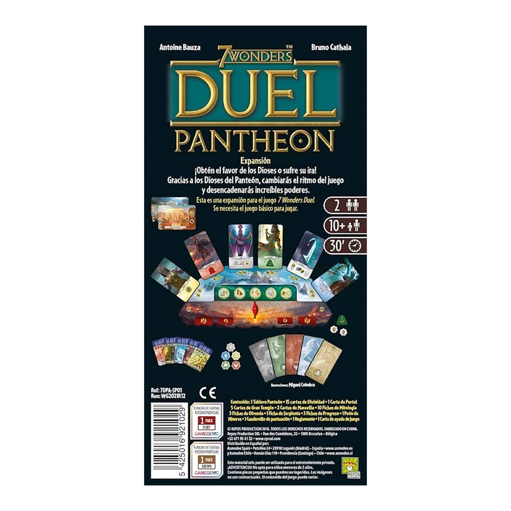 Juego De Mesa Asmodee 7 Wonders: Duel Pantheon +10 - 2