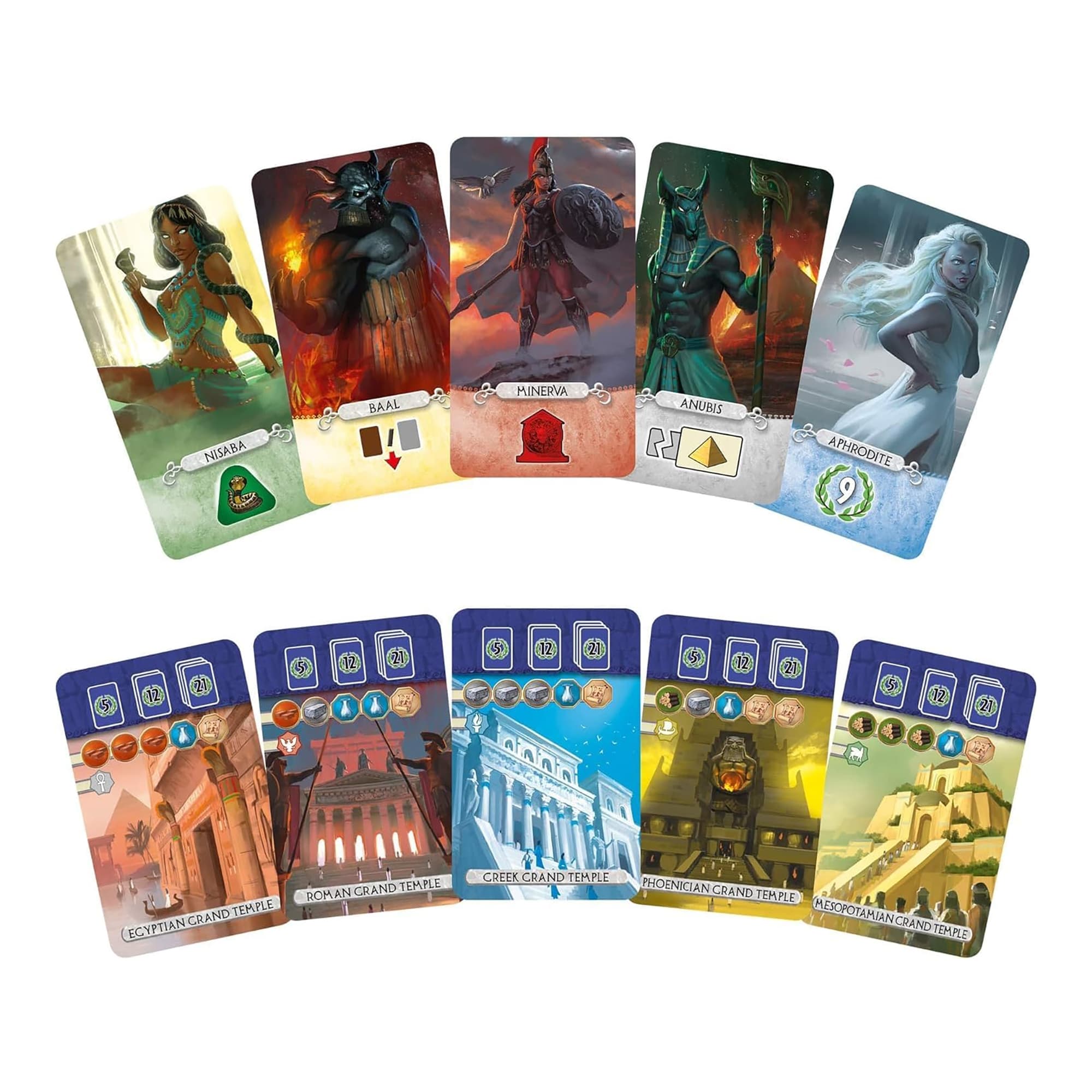 Juego De Mesa Asmodee 7 Wonders: Duel Pantheon +10 - 4