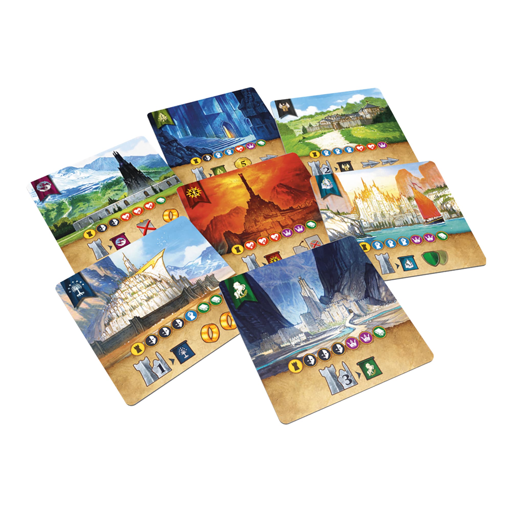 Juego De Mesa Asmodee El Señor De Los Anillos: Duelo Por La Tierra Media +10 - 5