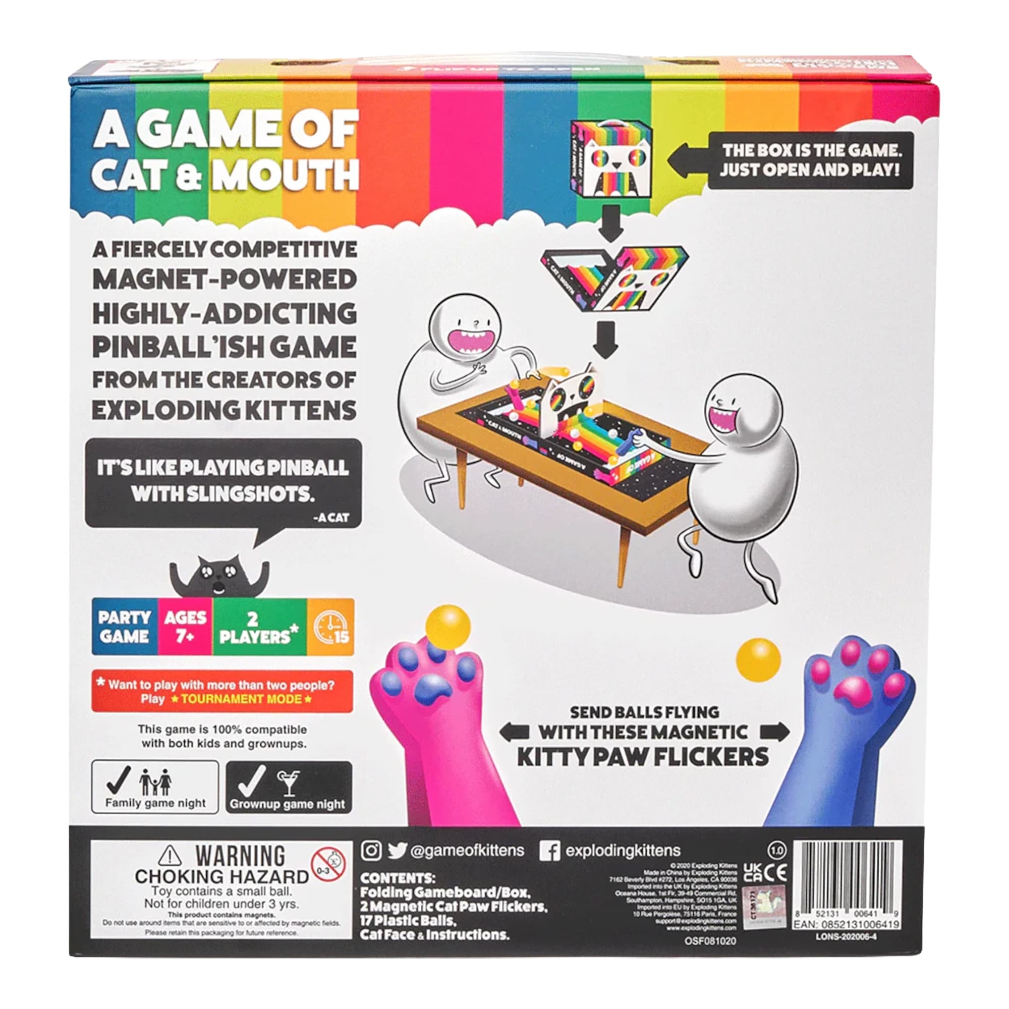 Juego De Mesa Exploding Kittens A Game Of Cat & Mouth +7 - 2