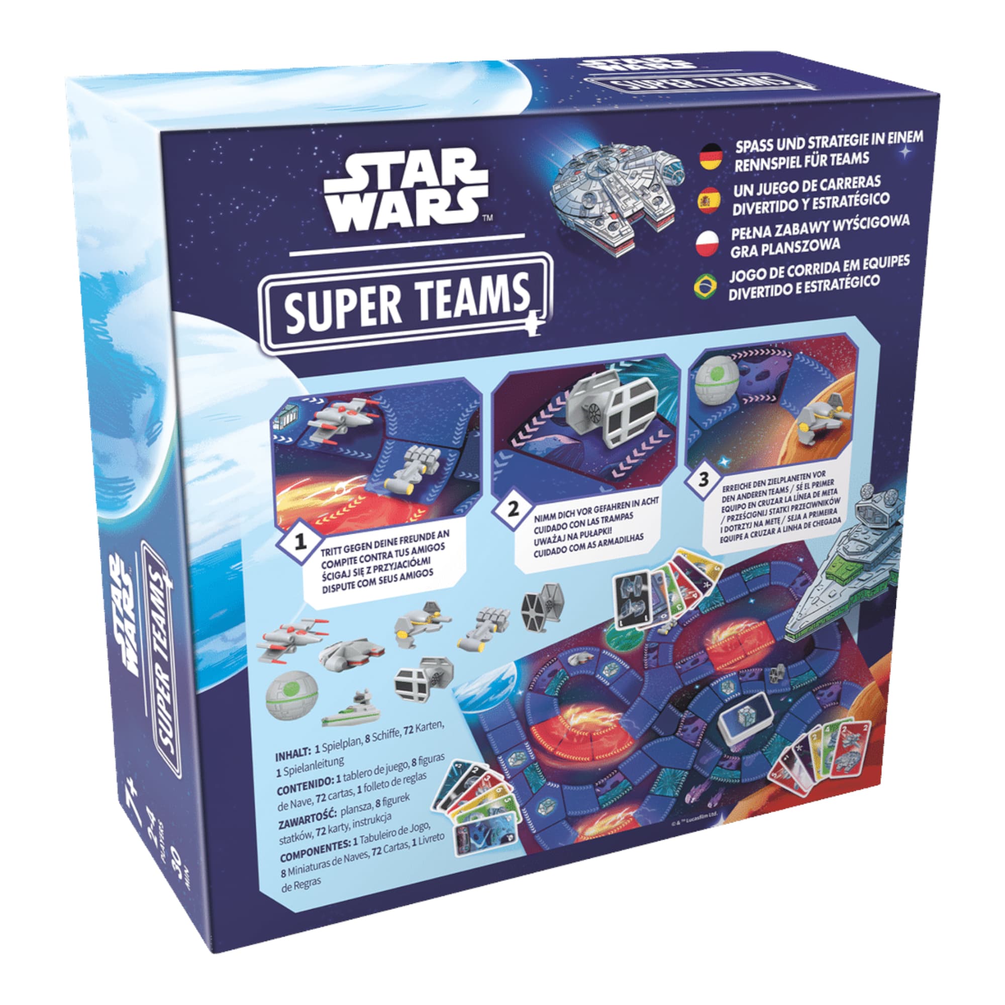 Juego De Mesa Asmodee Star Wars Super Teams +7 - 5
