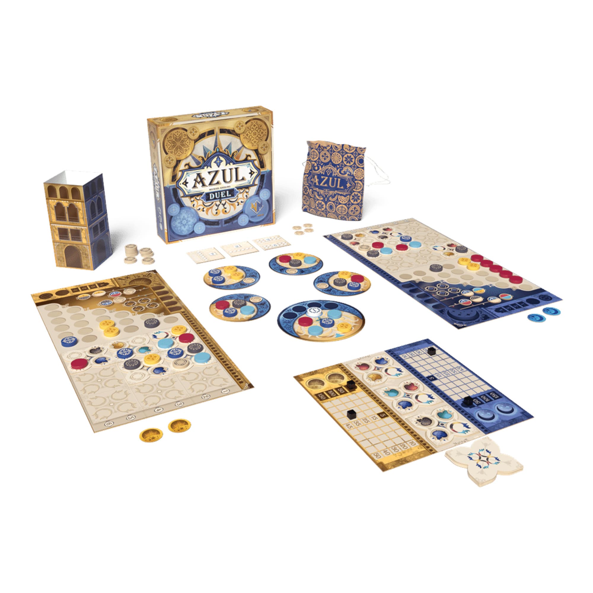 Juego De Mesa Asmodee Azul Duel +10 - 2