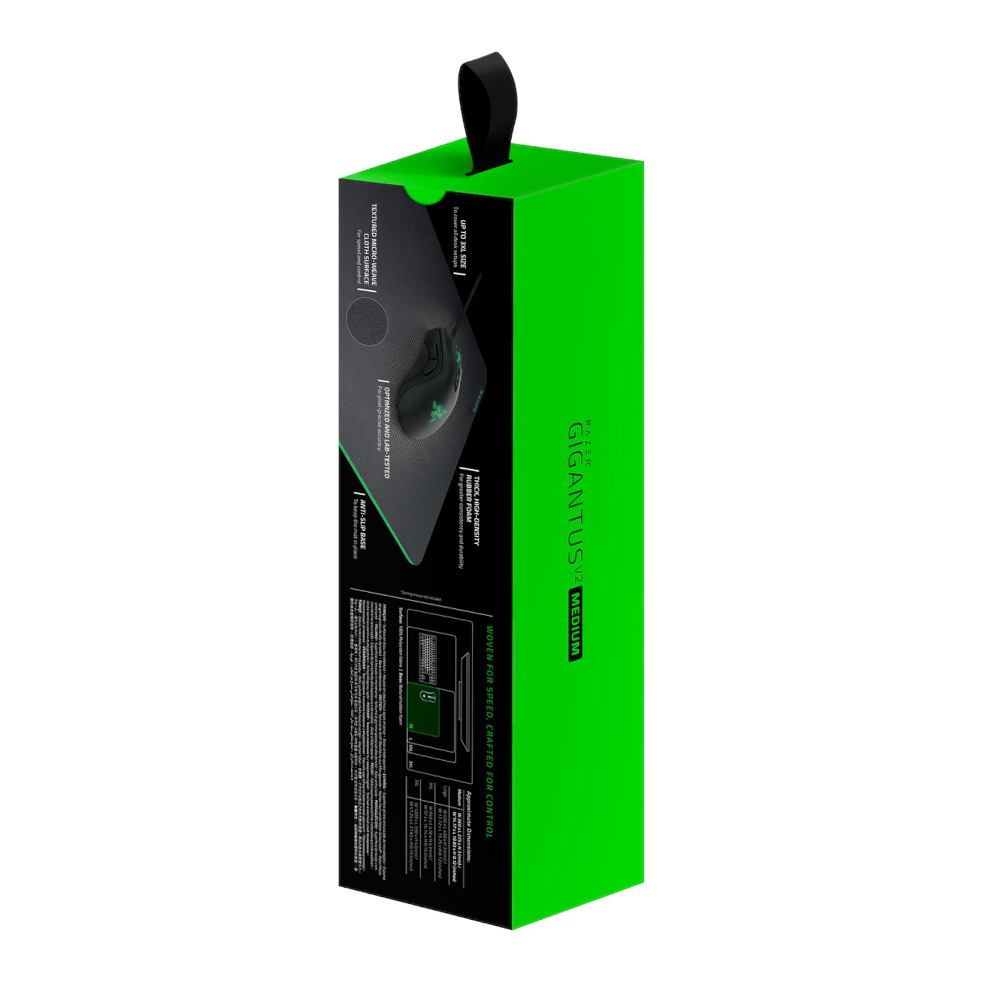 Mousepad Gamer Razer Gigantus V2 Antideslizante 360x275x3mm - 6