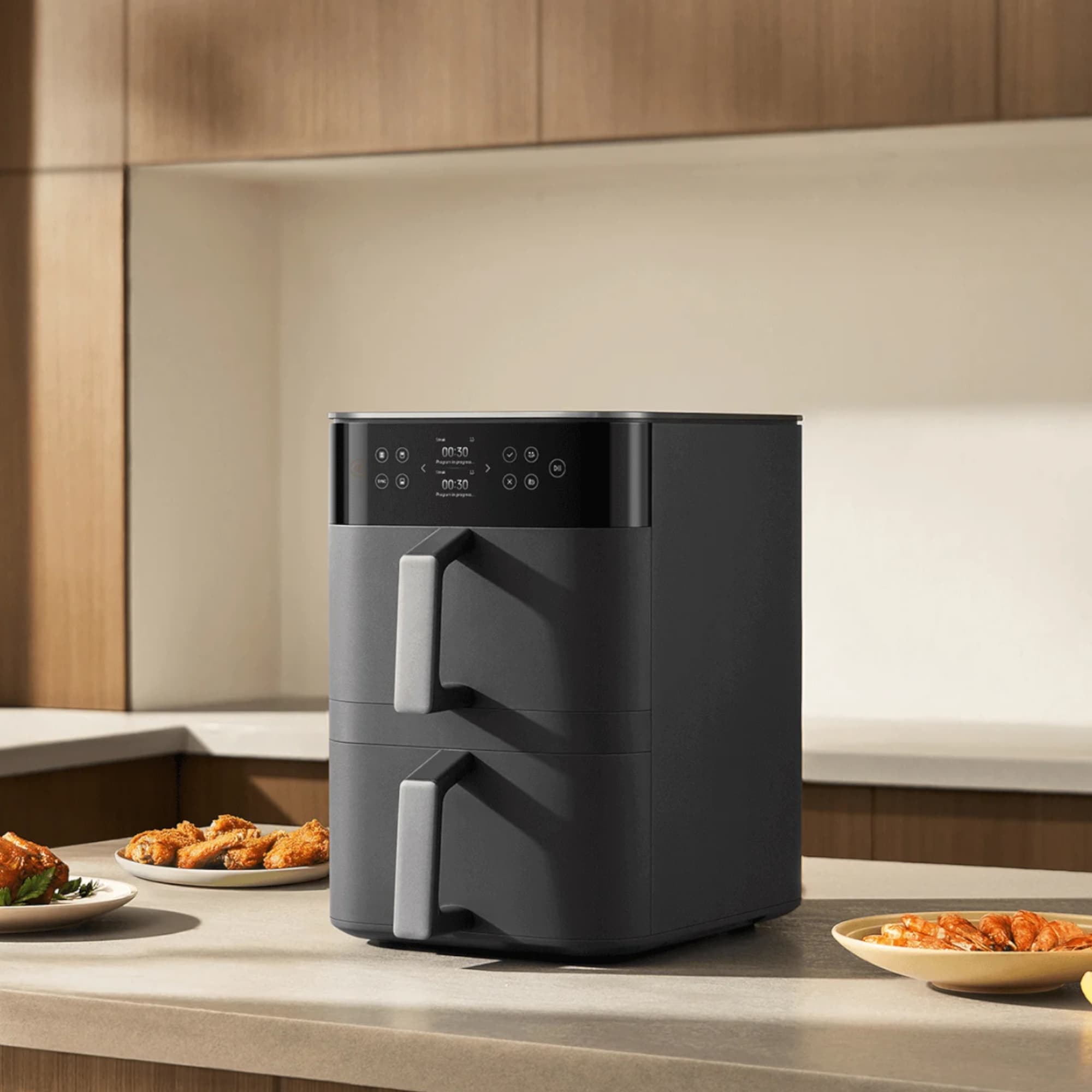 Freidora De Aire Xiaomi Doble Canasto 12l 2800w - 4
