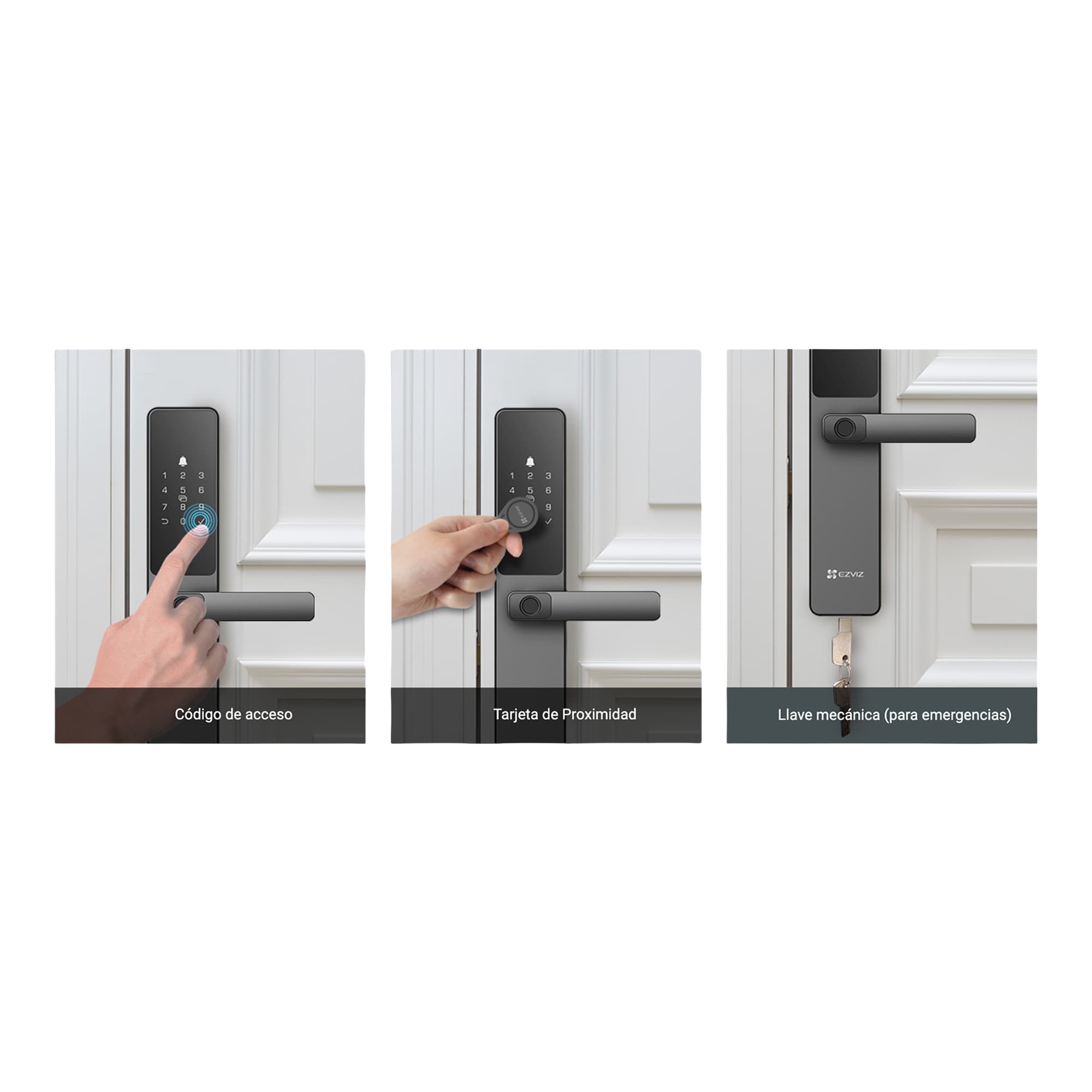Cerradura Inteligente Ezviz DL05 Cilindro 6068 Ip65 Wifi Bt - 2